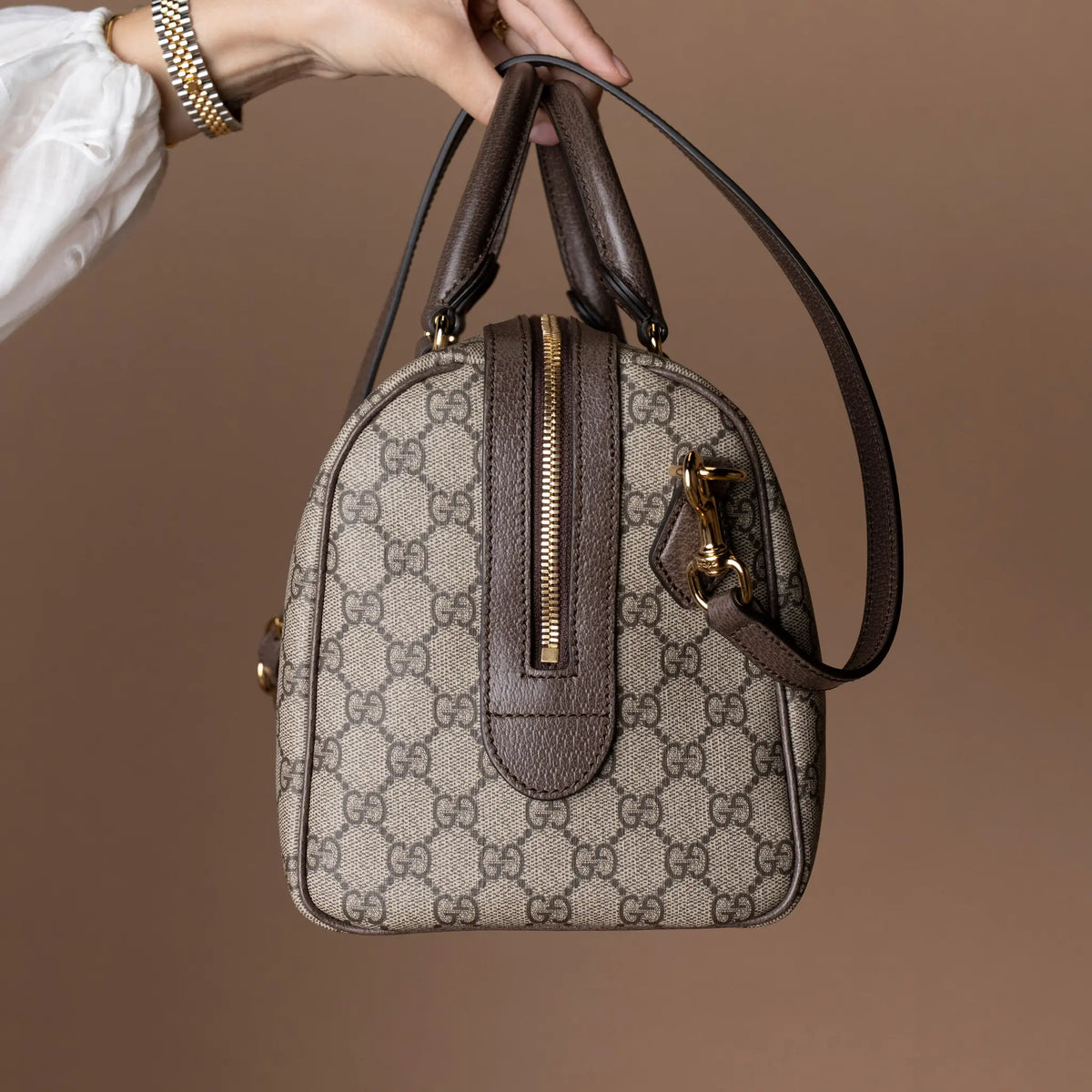 Gucci Ophidia Large Boston Bag — Close-up Detail