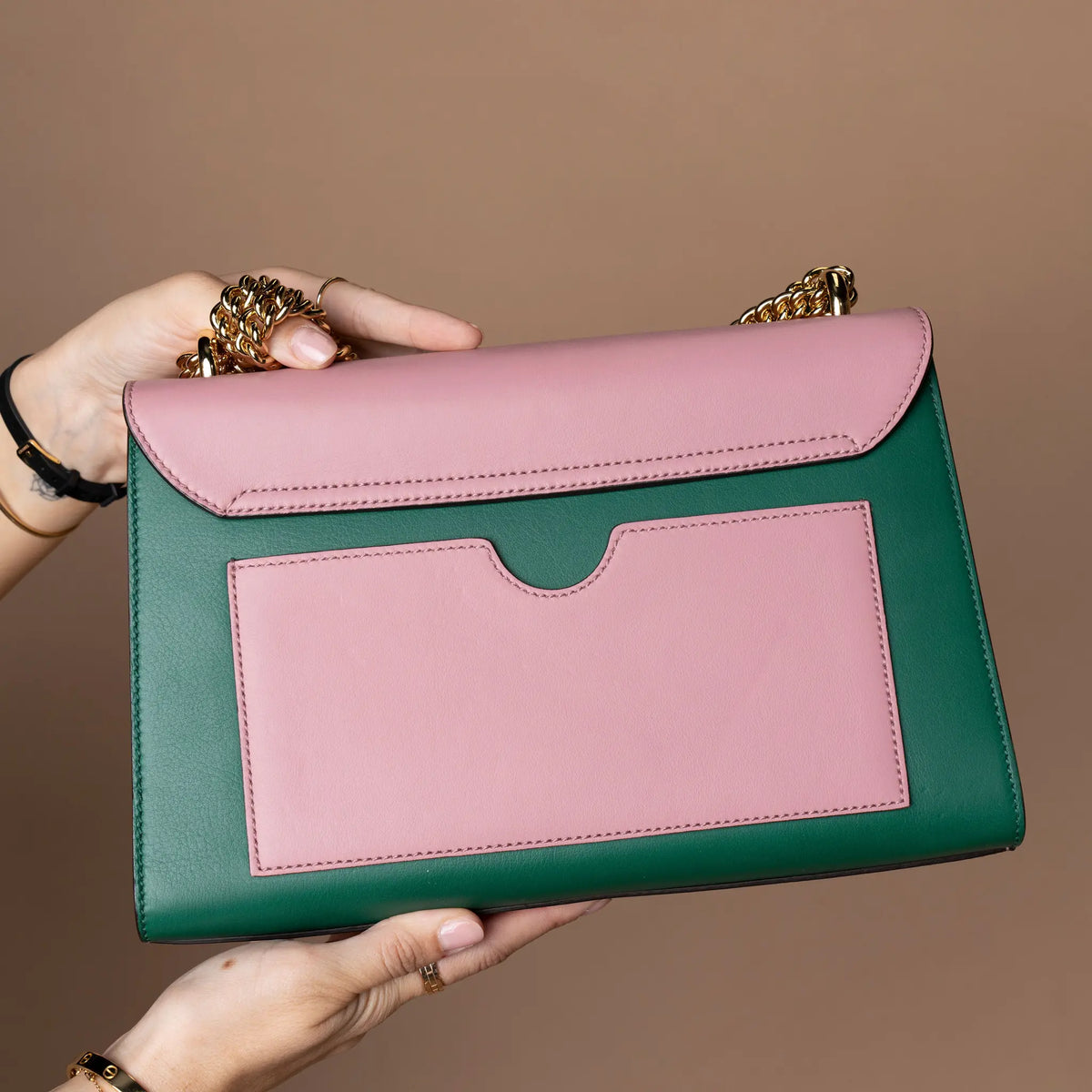 Gucci Padlock Medium Shoulder Bag — Front View