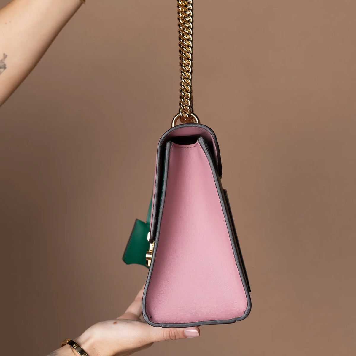 Gucci Padlock Medium Shoulder Bag — Side Profile