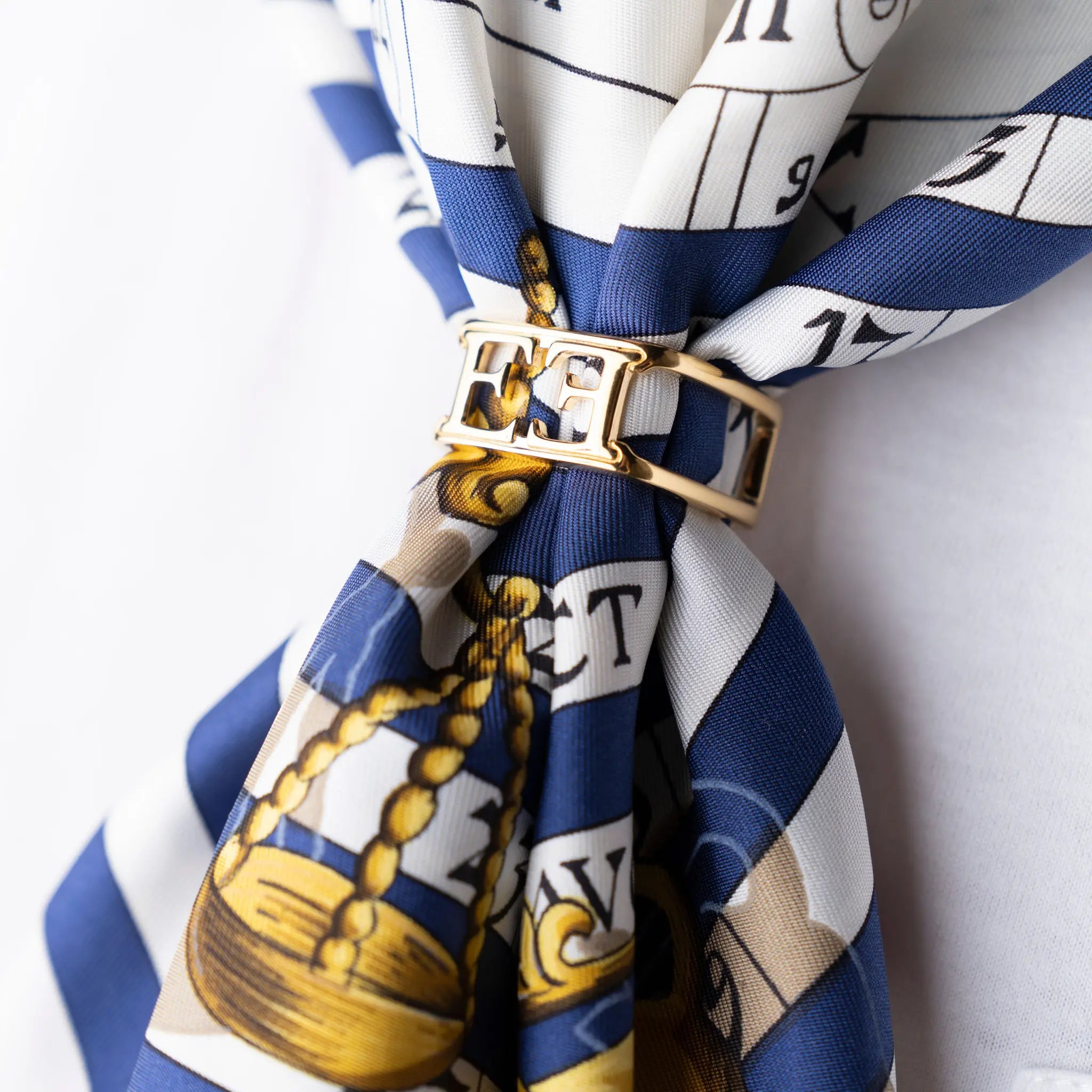 Hermès Astrologie Dies et Hore Silk Scarf — Front View