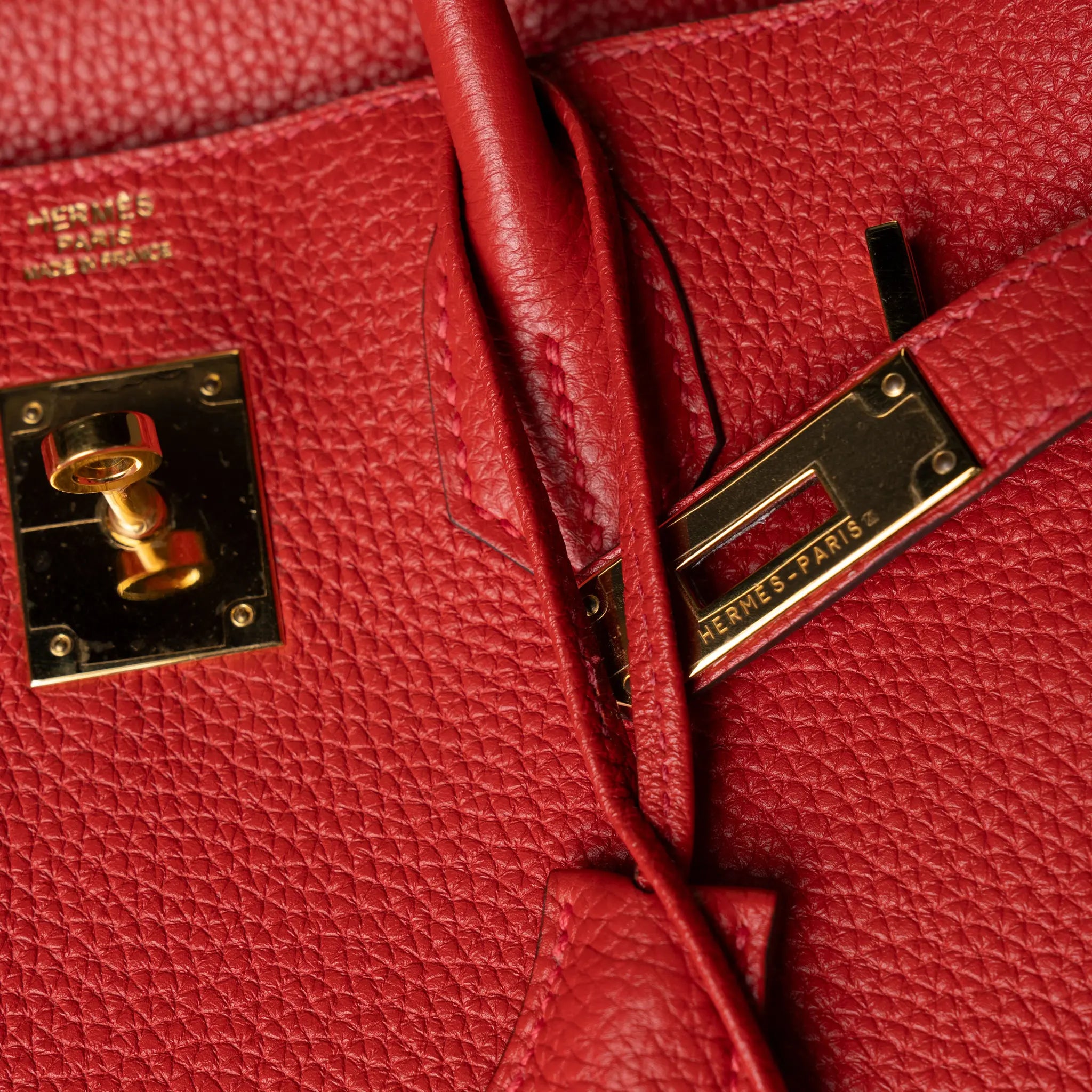 Hermès Birkin 30 Retourne Togo — Detail View