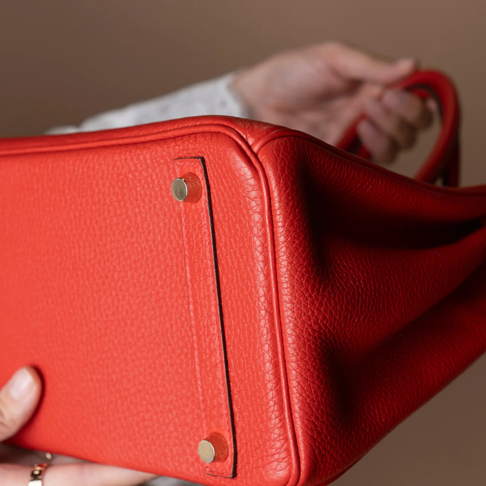 Hermès Birkin 30 Retourne Togo — Detail View