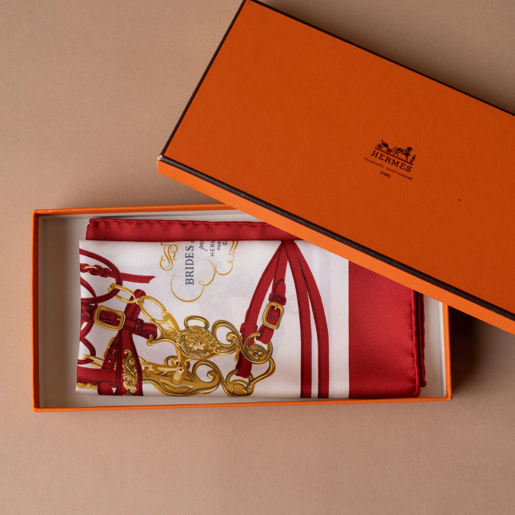 Hermès Brides De Gala Silk Handkerchief