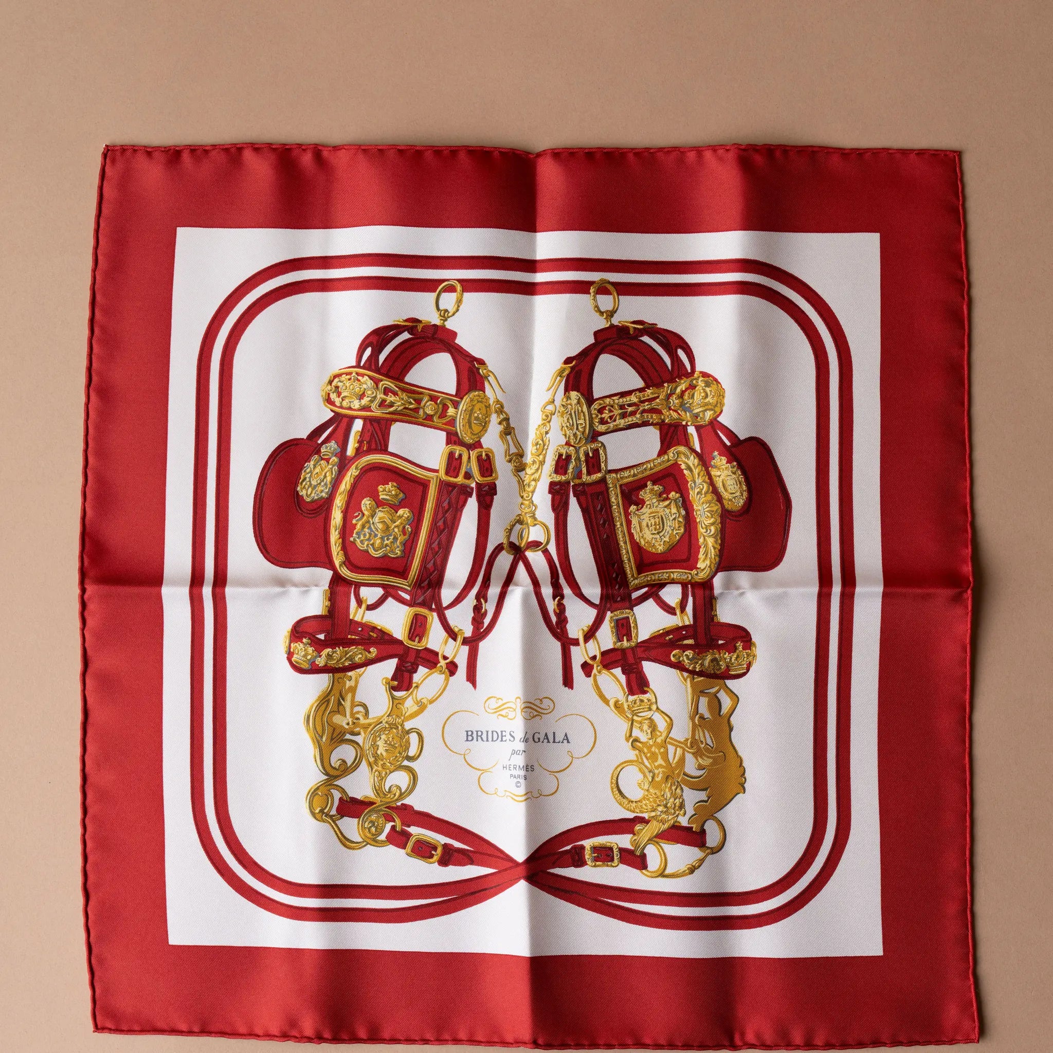 Hermès Brides De Gala Silk Handkerchief