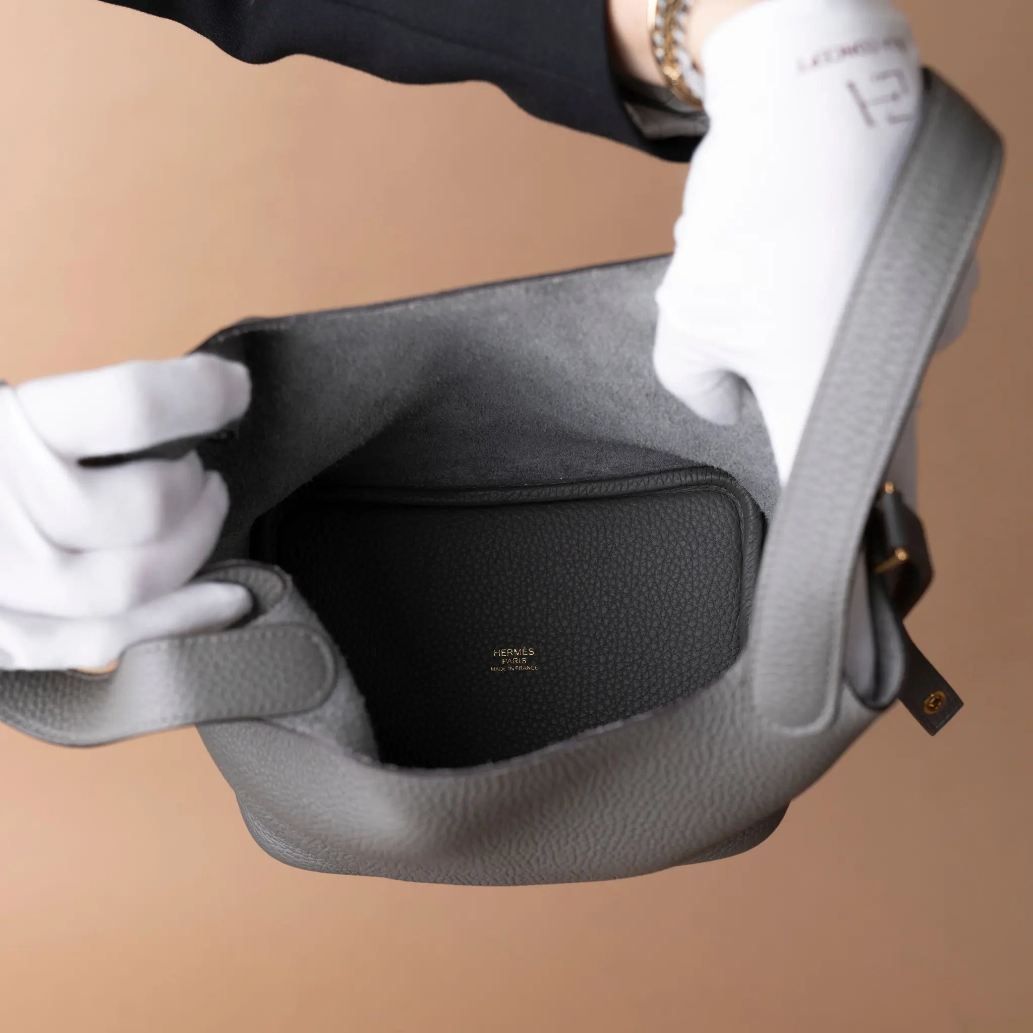 Hermès Clemence Picotin Lock 18 — Interior Detail