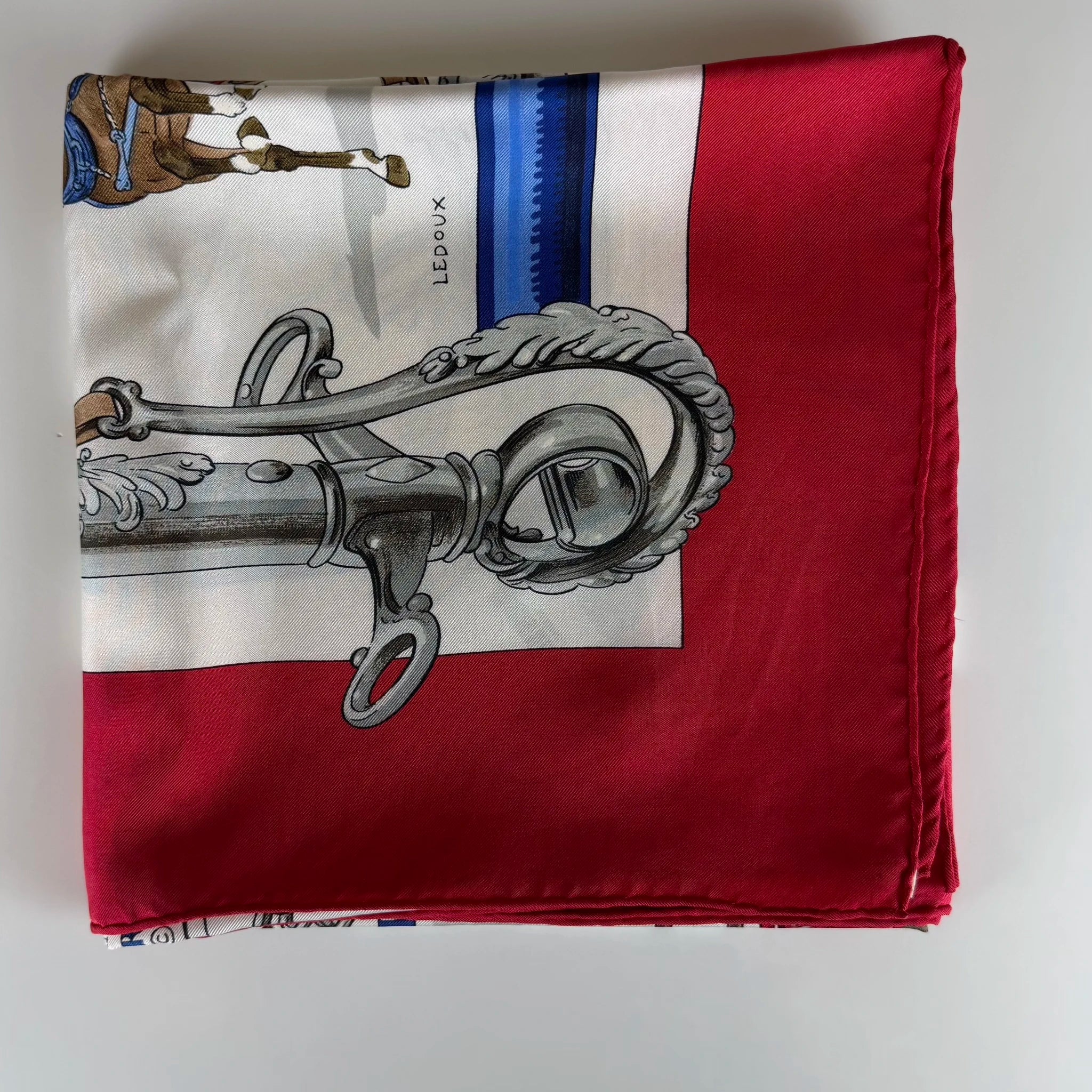 Hermès Equipages Silk Scarf