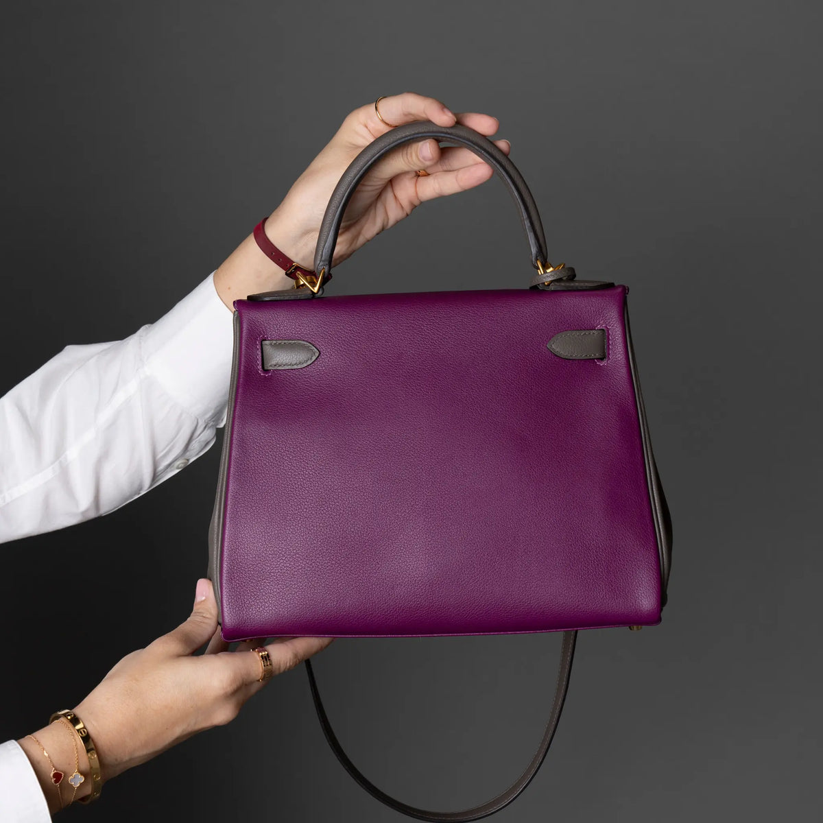 Hermès Evercolor Kelly II Retourne 28 — Front View