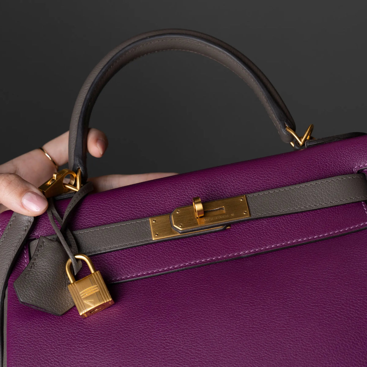 Hermès Evercolor Kelly II Retourne 28 — Back View