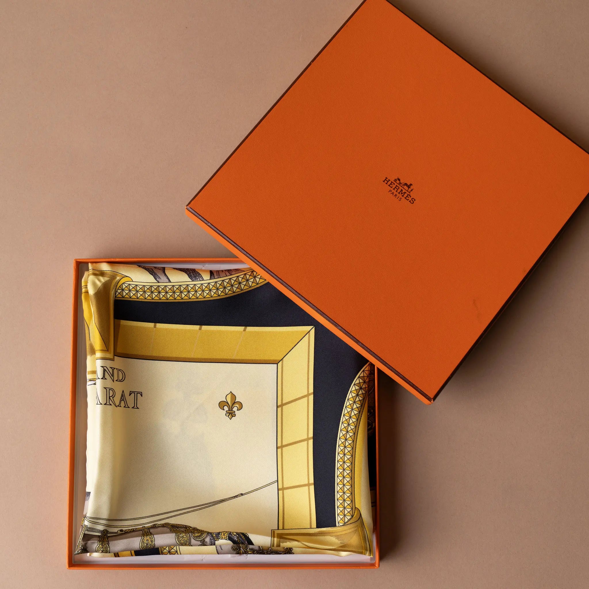 Hermès Grand Apparat Silk Scarf