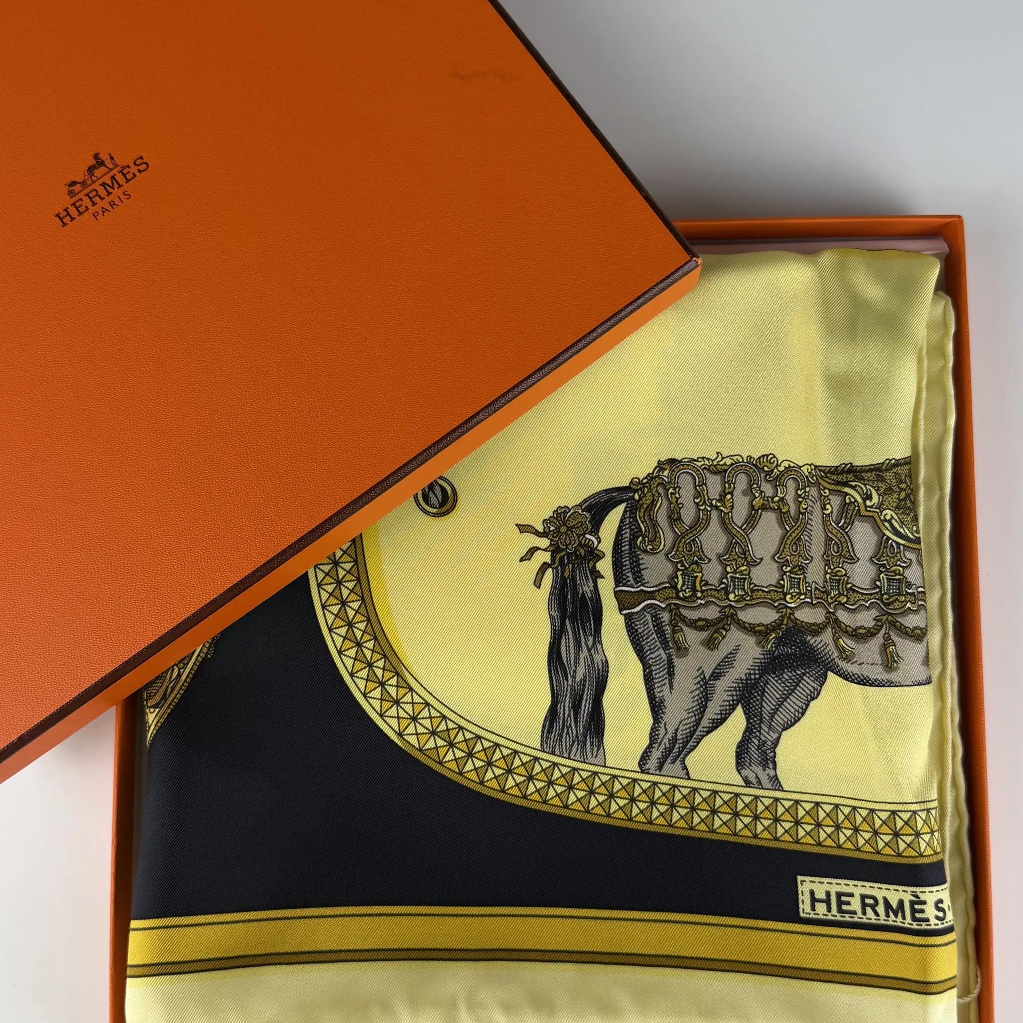 Hermès Grand Apparat Silk Scarf