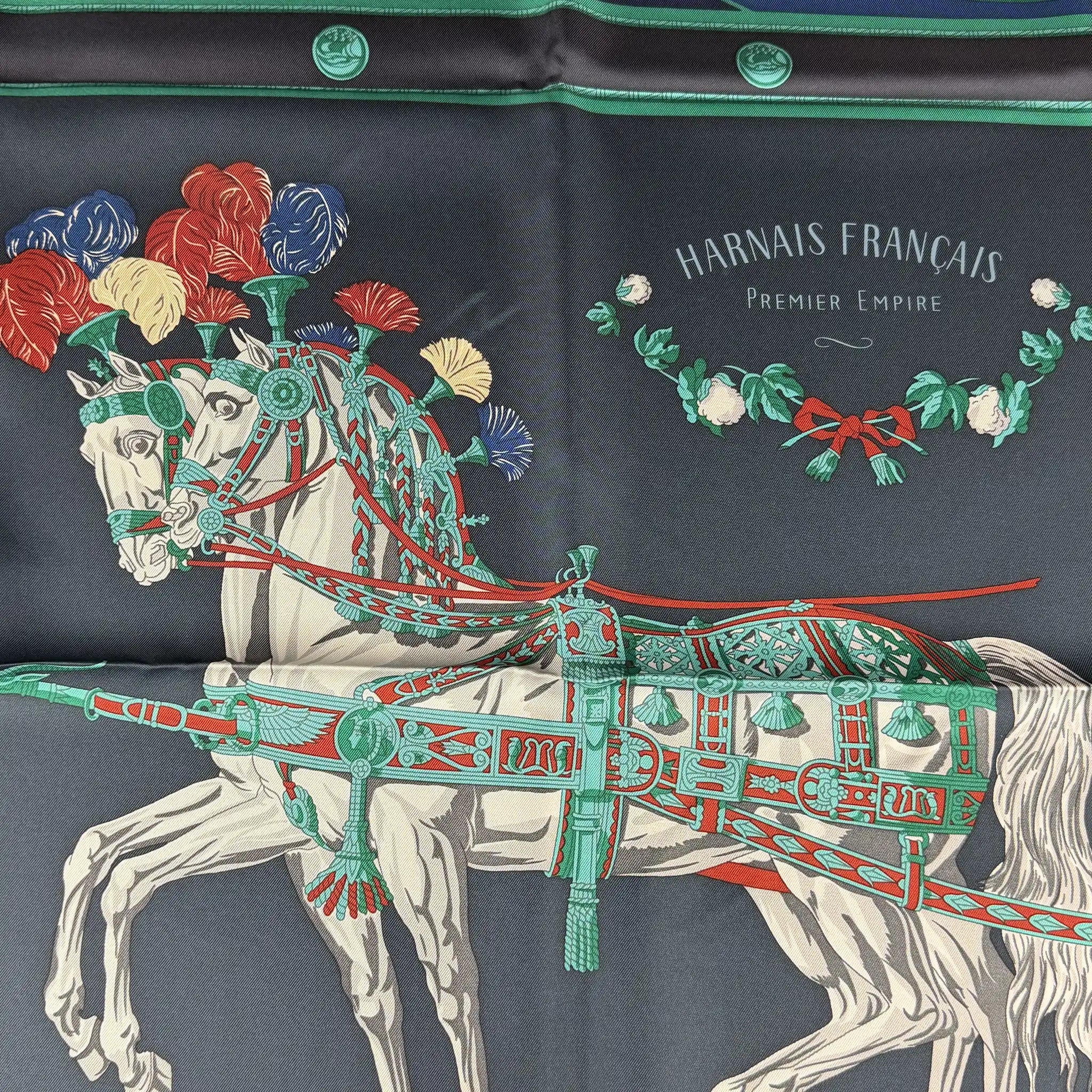 Hermès Harnais Francais Silk Scarf