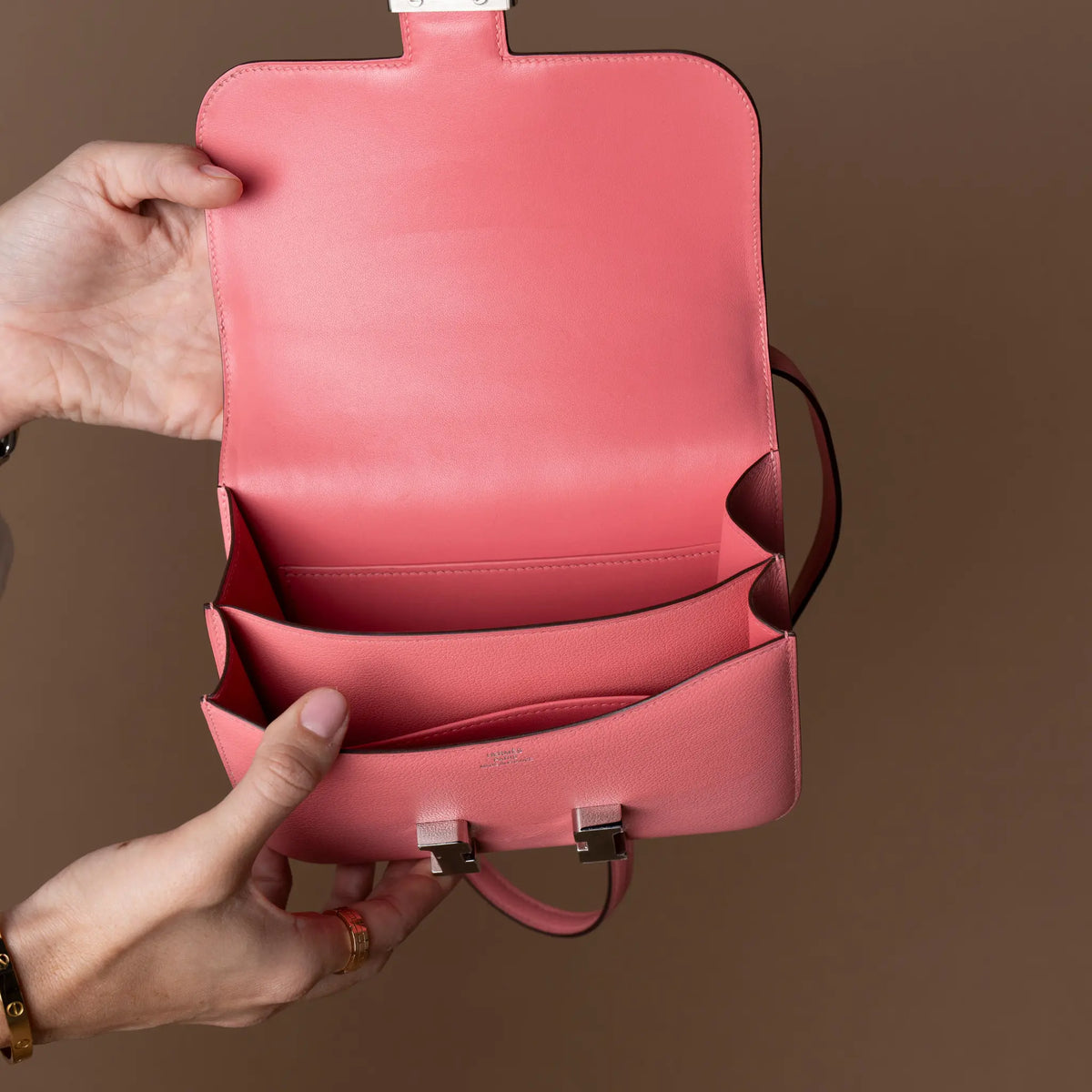 Hermès Mini Evercolor Constance 18 — Close-up Detail