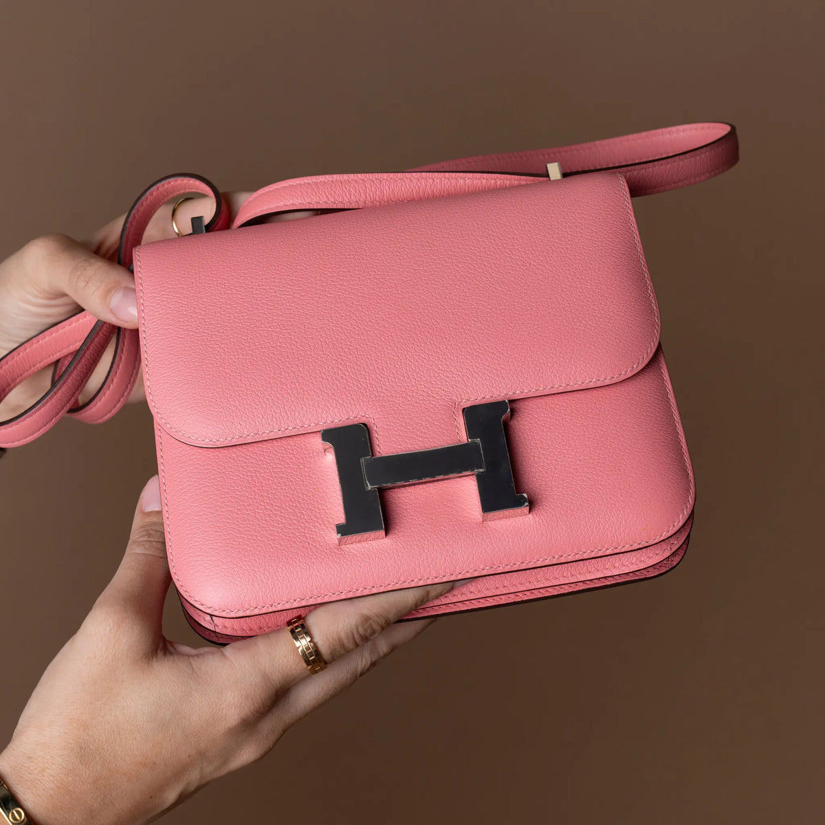 Hermès Mini Evercolor Constance 18 — Detail View
