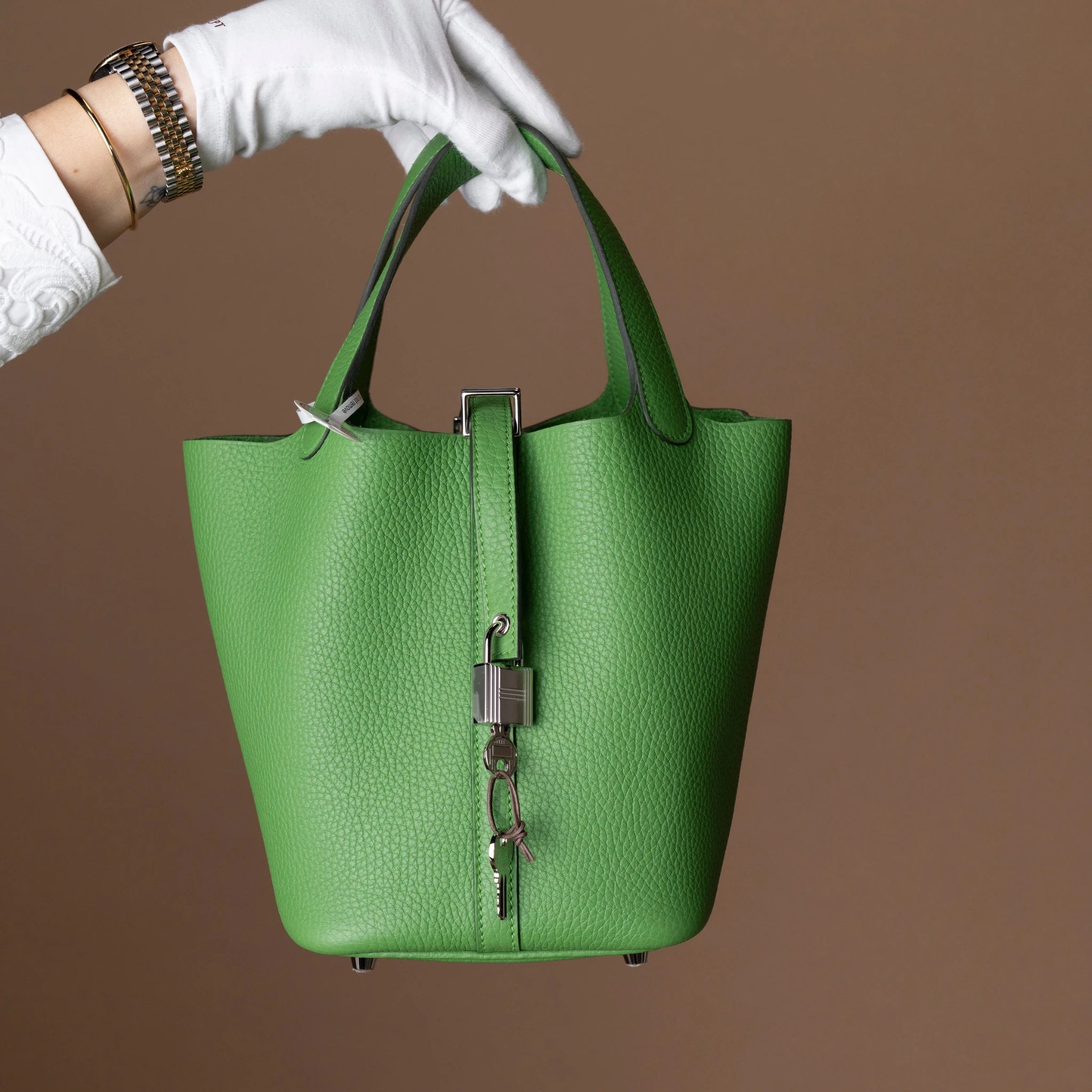 Hermès Picotin Lock 18 Vert Yucca Clemence PHW