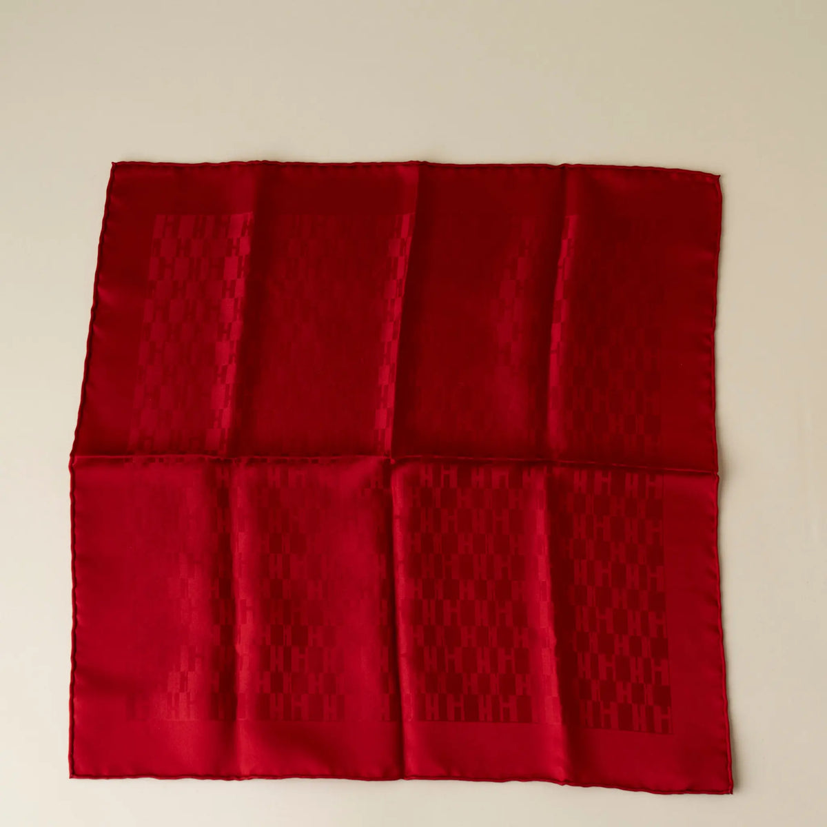 Hermès Silk Scarf — Back View