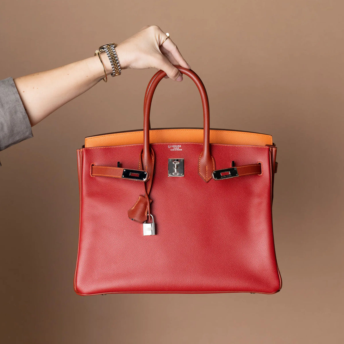 Hermès Special Order Tricolor Epsom Birkin Retourne 35 — Featured Image