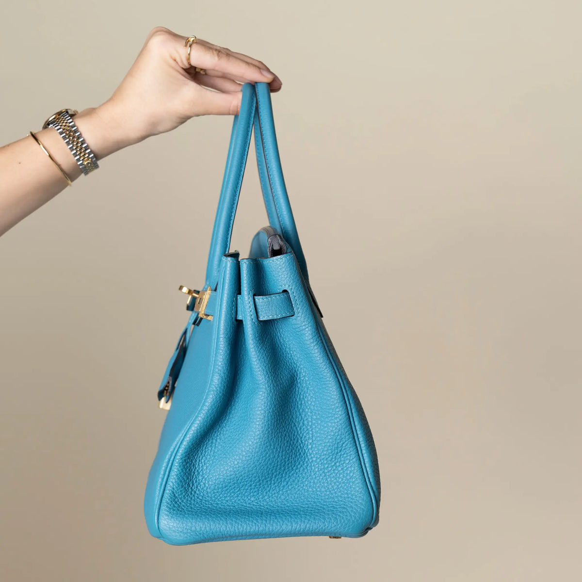 Hermès Togo Birkin Retourne — Detail View