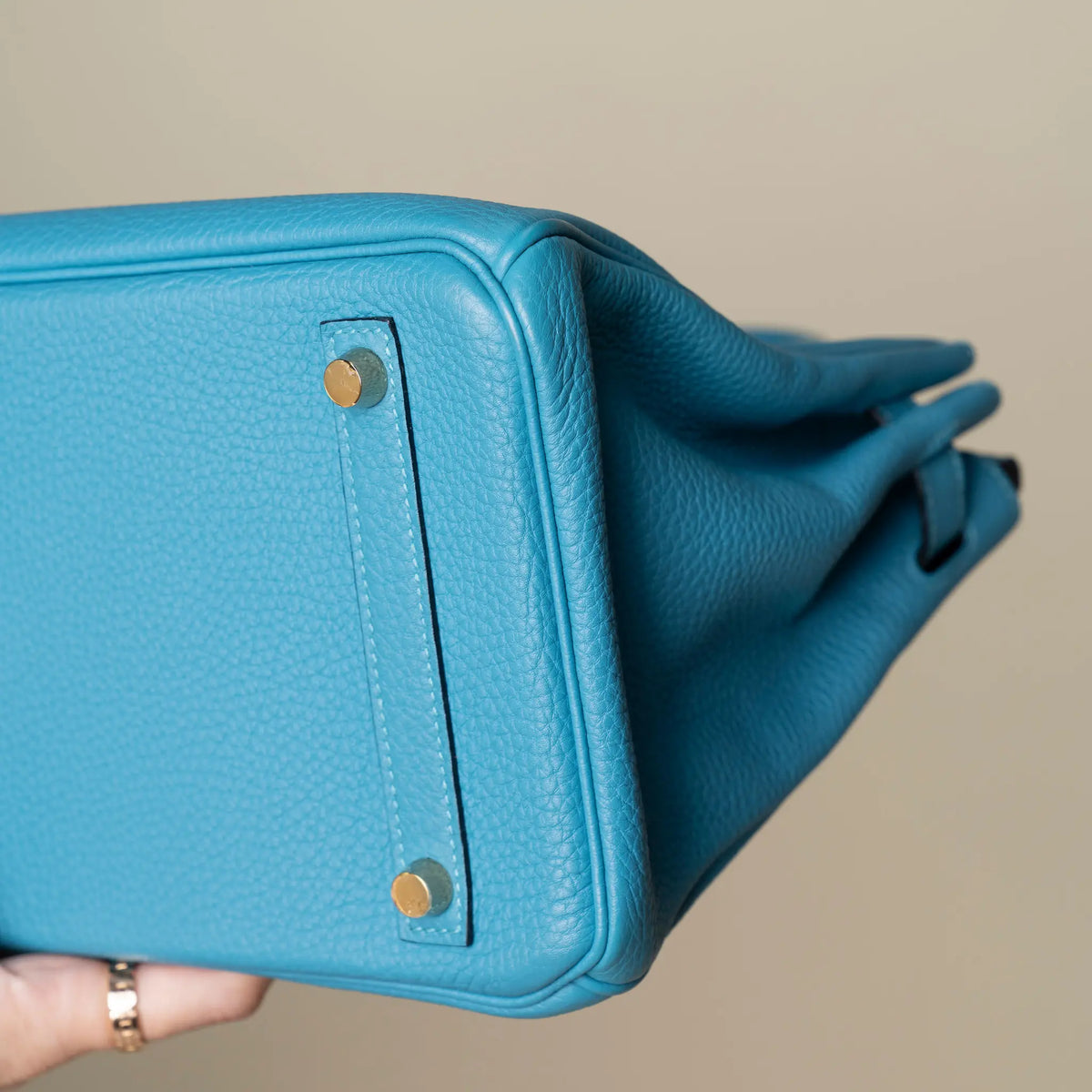 Hermès Togo Birkin Retourne — Detail View