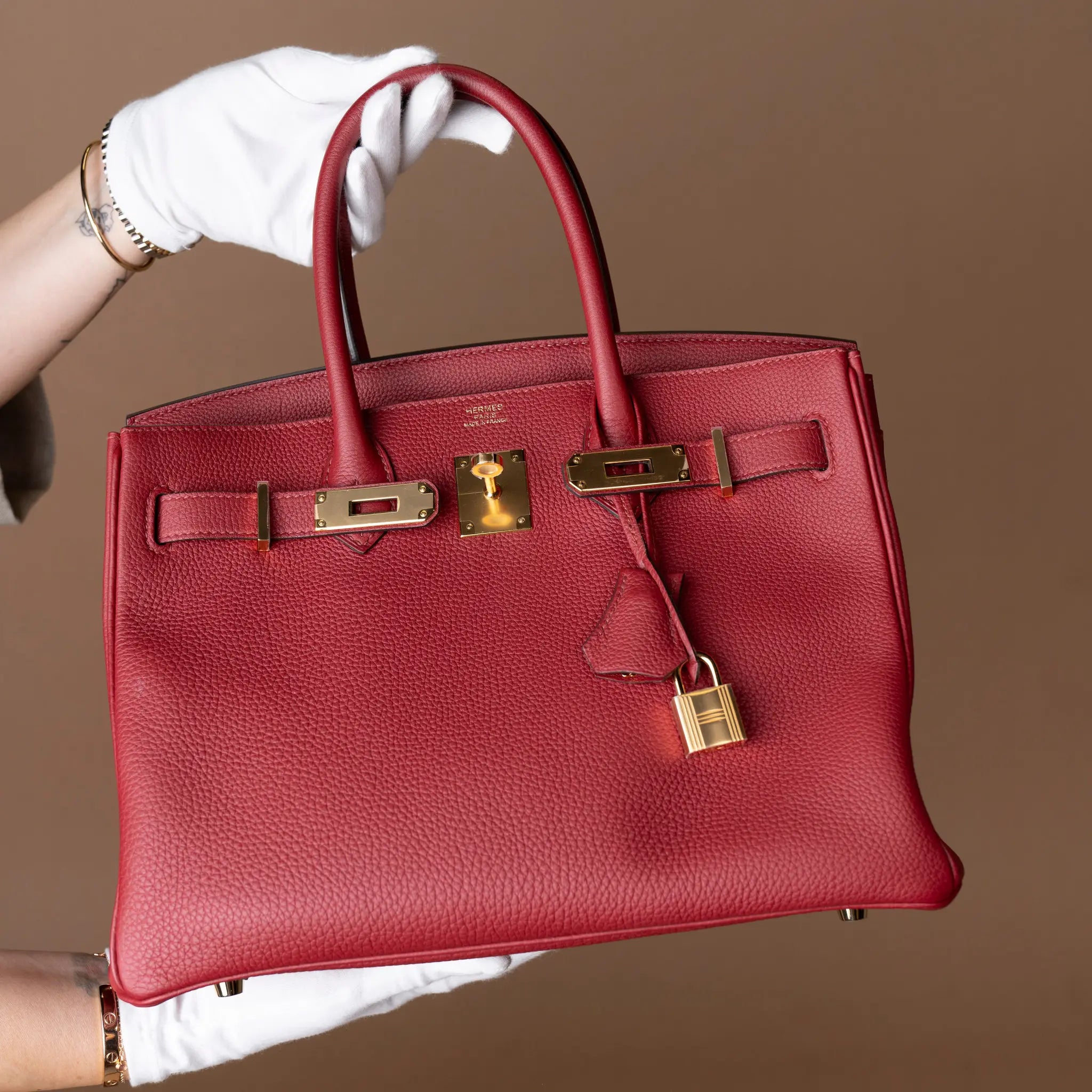 Hermès Togo Birkin Retourne 30 — Front View