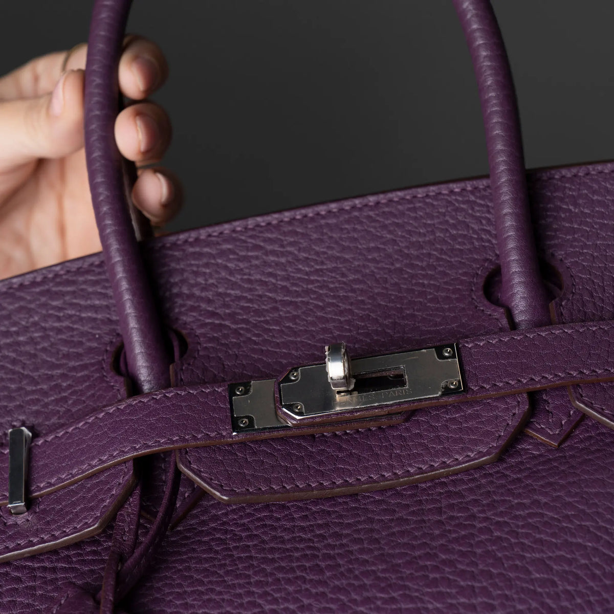 Hermès Togo Birkin Retourne 30 — Back View