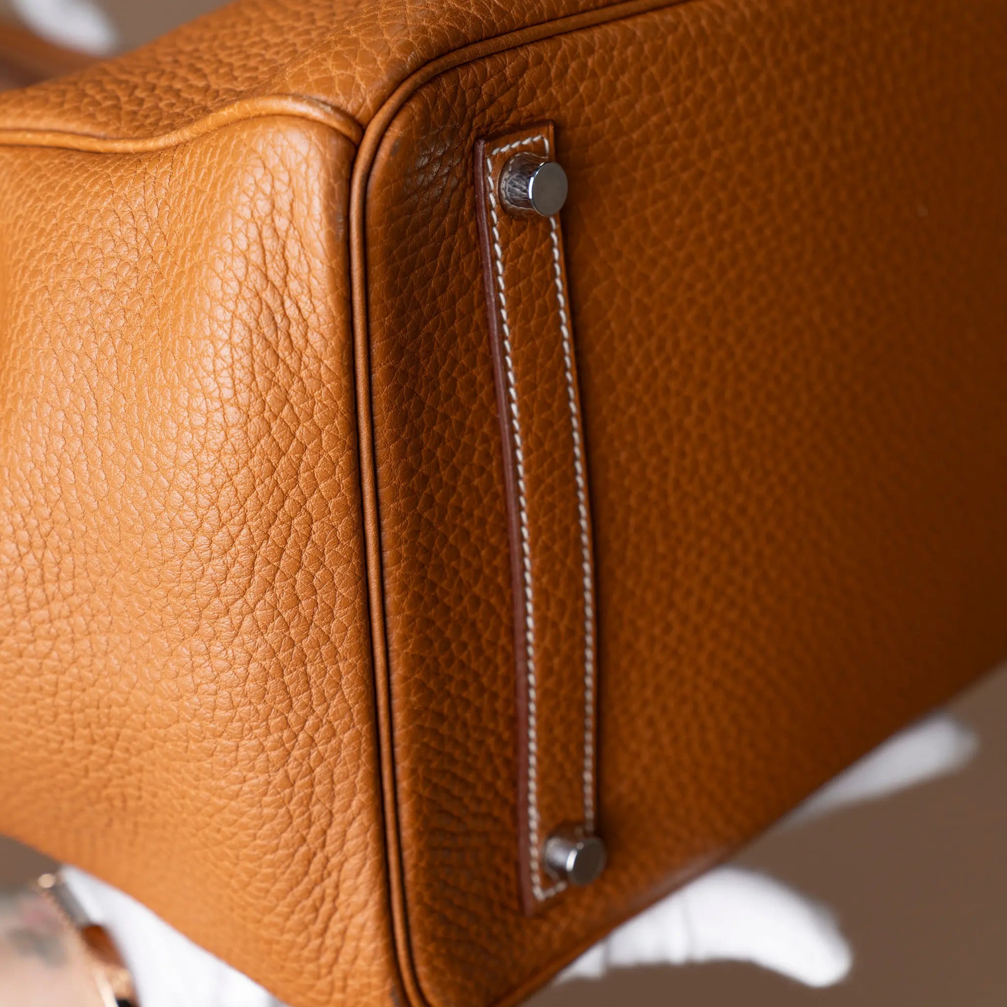 Hermès Togo Birkin Retourne 35 — Interior Detail