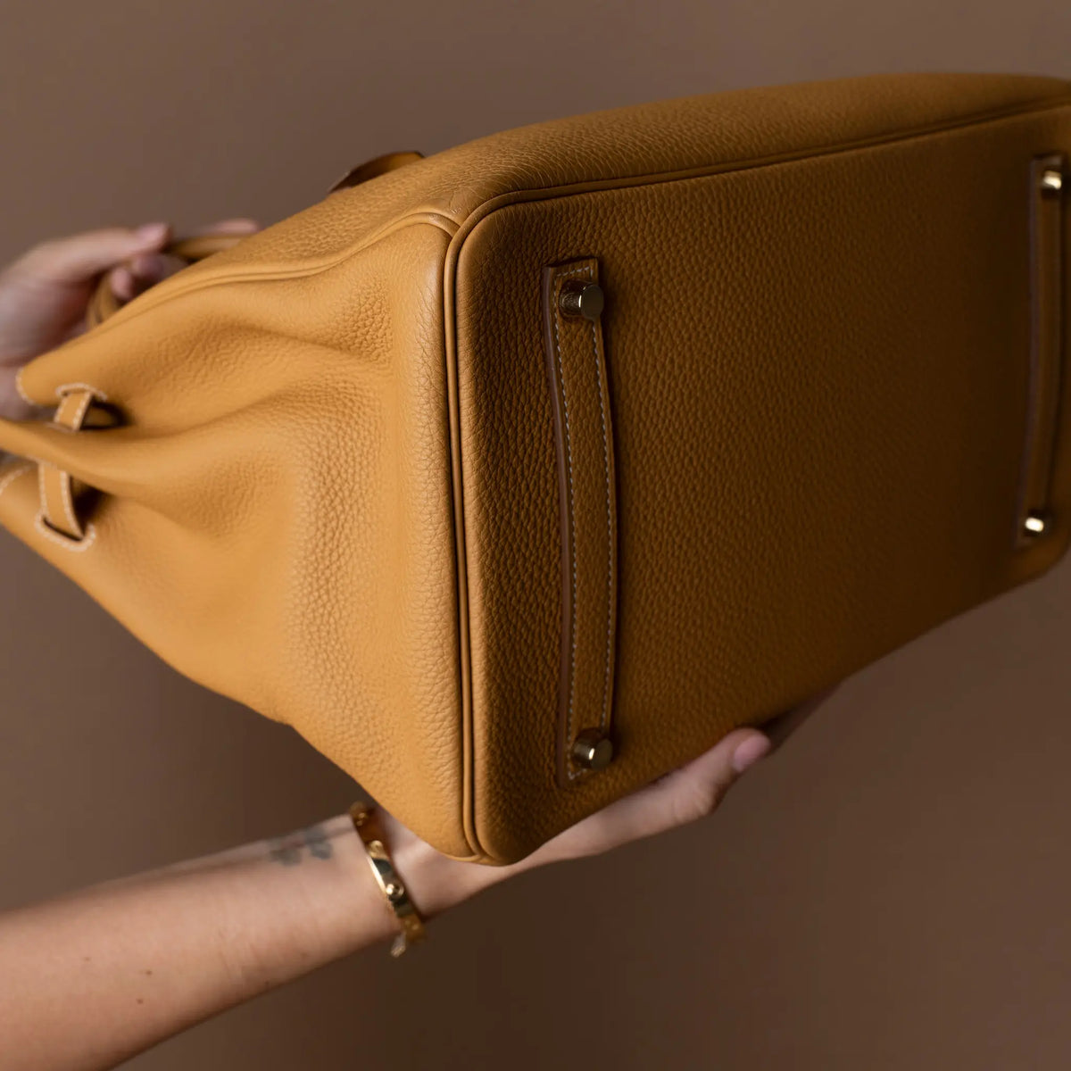 Hermès Togo Birkin Retourne 35 — Detail View