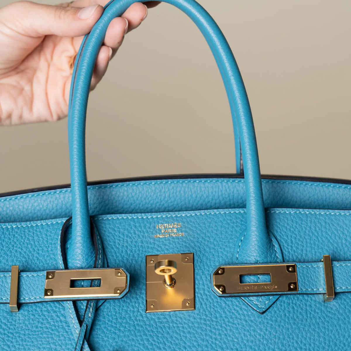 Hermès Togo Birkin Retourne — Side Profile