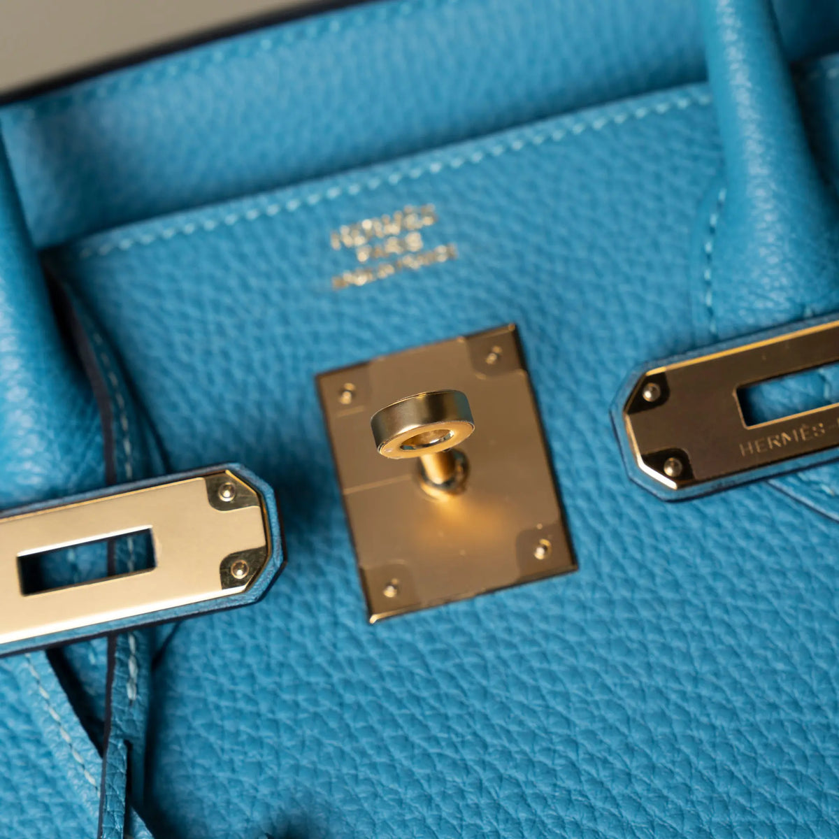 Hermès Togo Birkin Retourne — Detail View