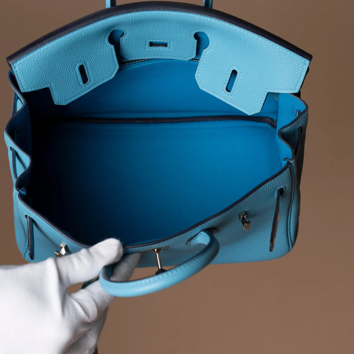 Hermès Togo Verso Birkin Retourne 25 — Front View