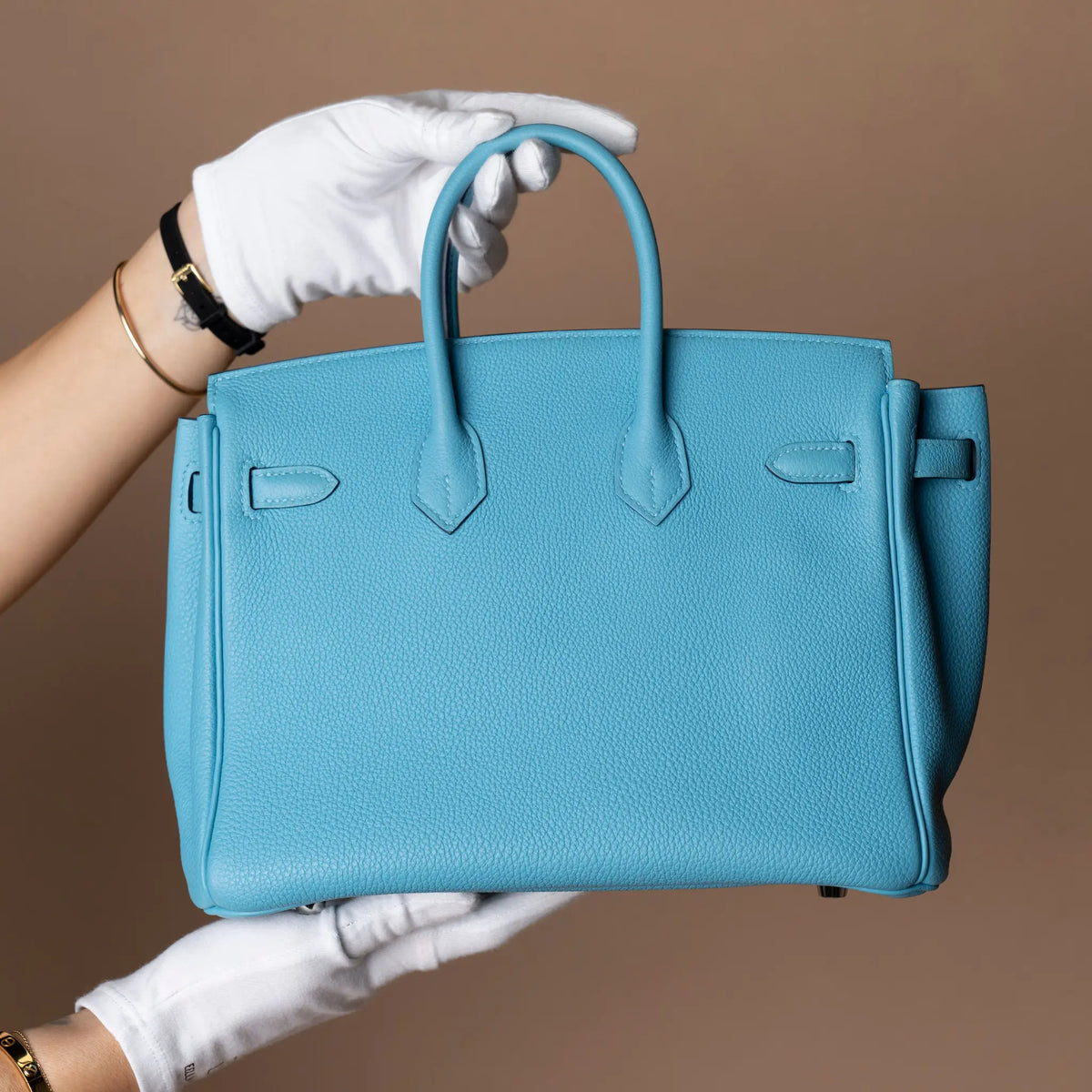 Hermès Togo Verso Birkin Retourne 25 — Close-up Detail