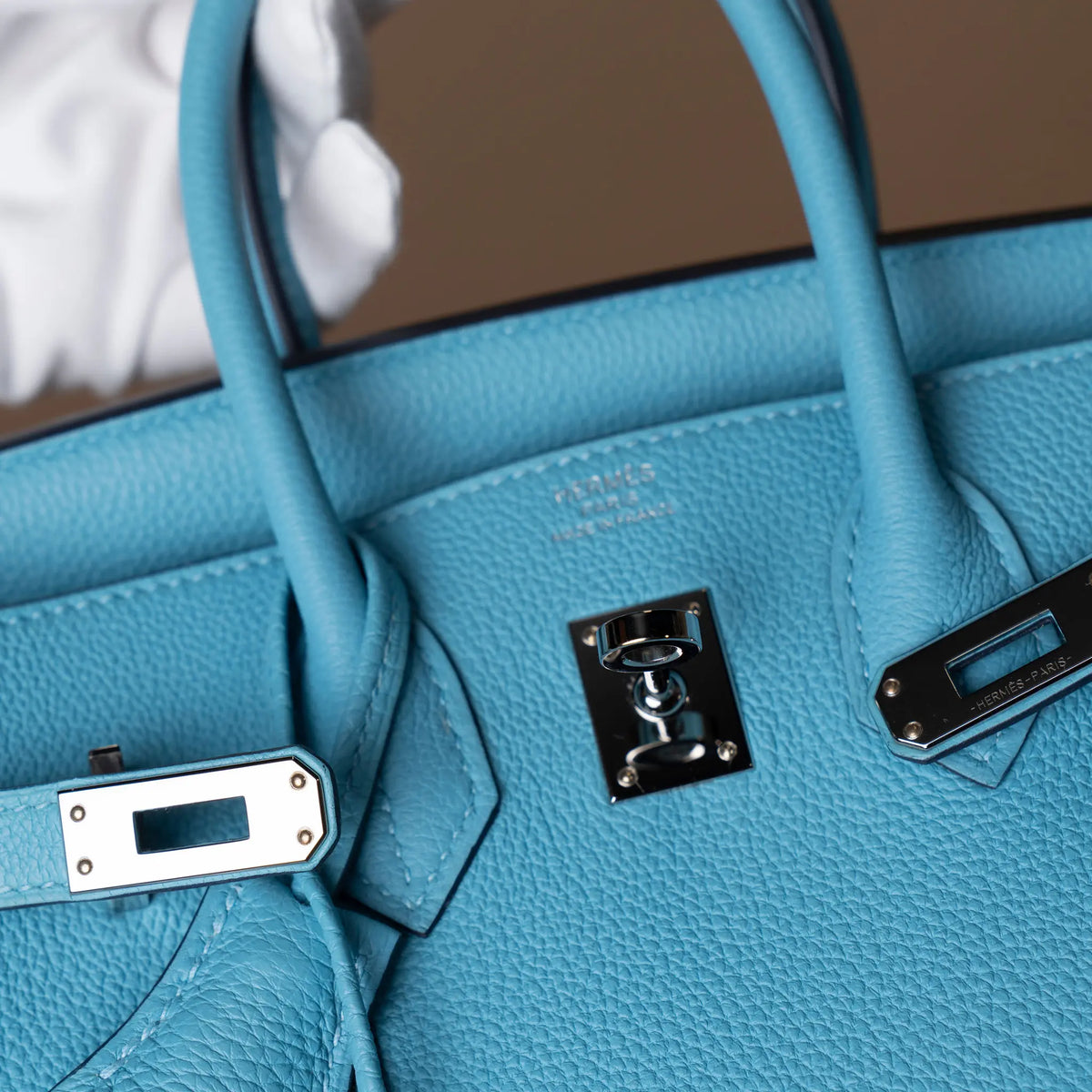 Hermès Togo Verso Birkin Retourne 25 — Detail View
