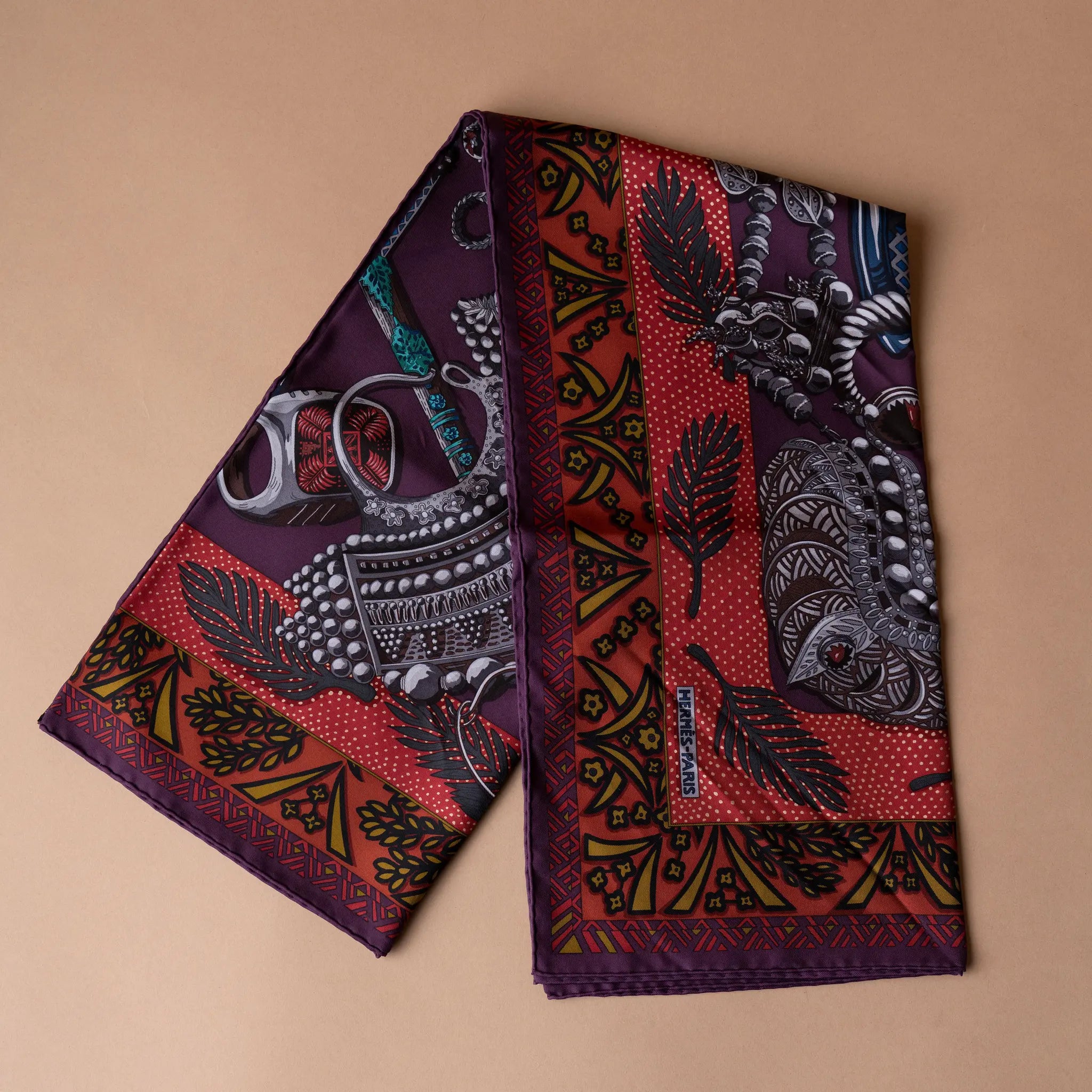 Hermès Zenobie Reine De Palmyre Silk Scarf