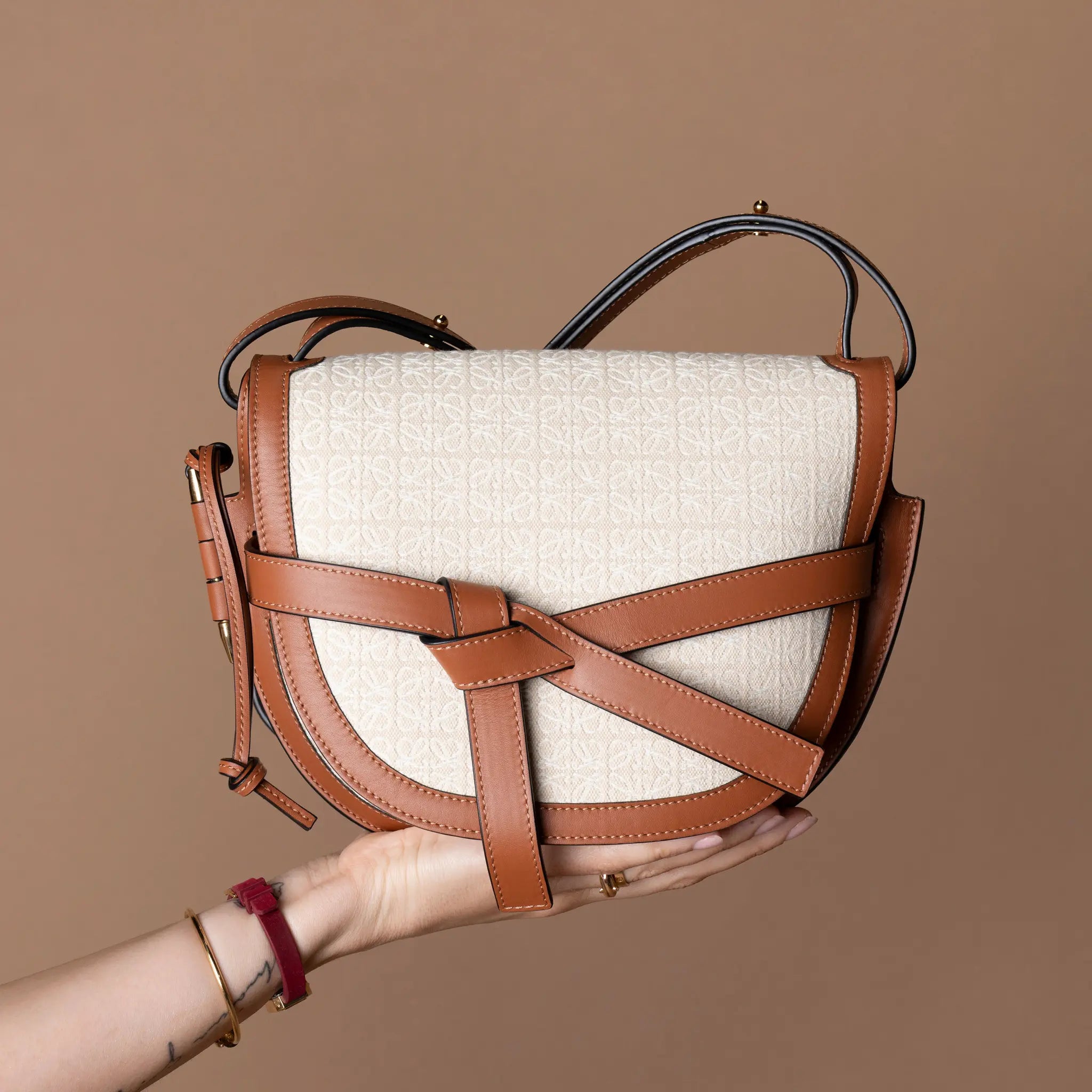Loewe Leather Gate — Front View