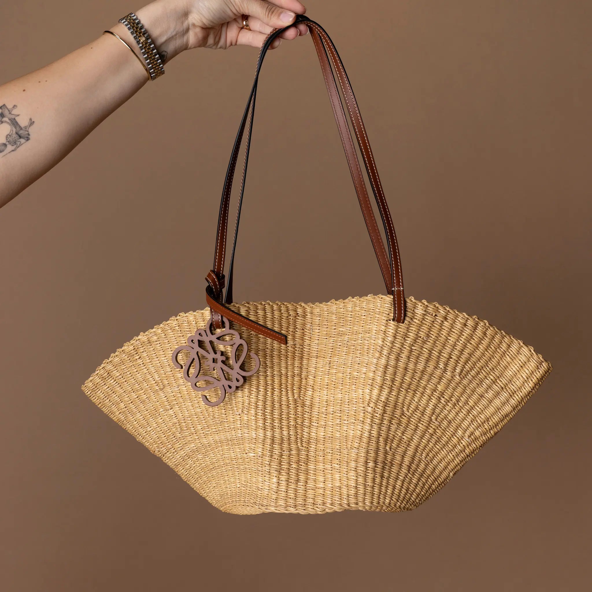 Loewe Shell Basket — Front View