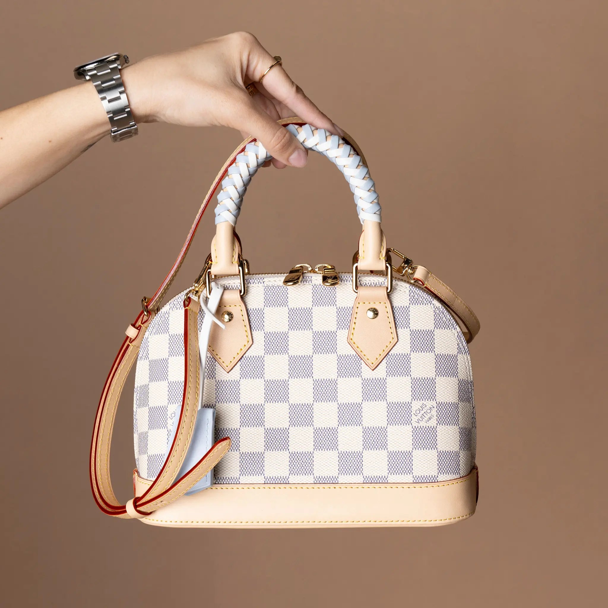 Louis Vuitton Alma BB Damier Azur — Featured Image
