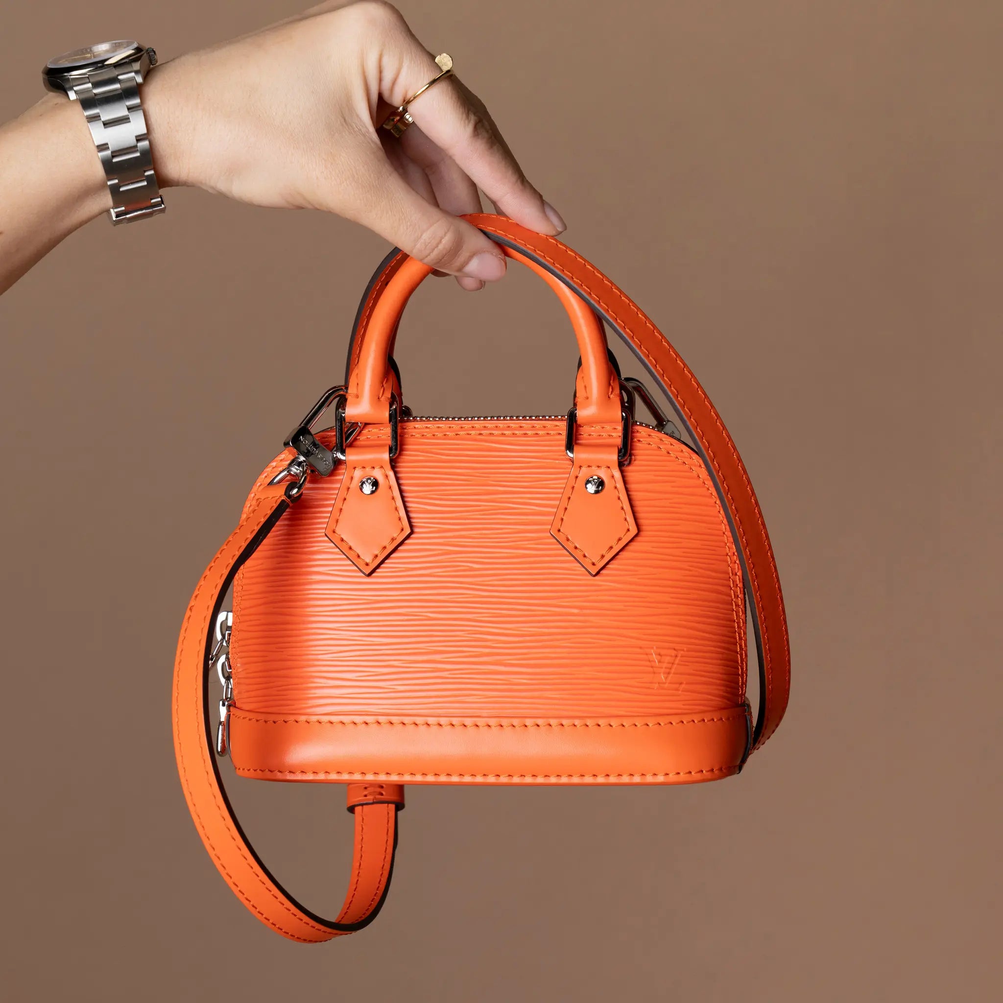 Louis Vuitton Alma Nano Epi Leather — Featured Image