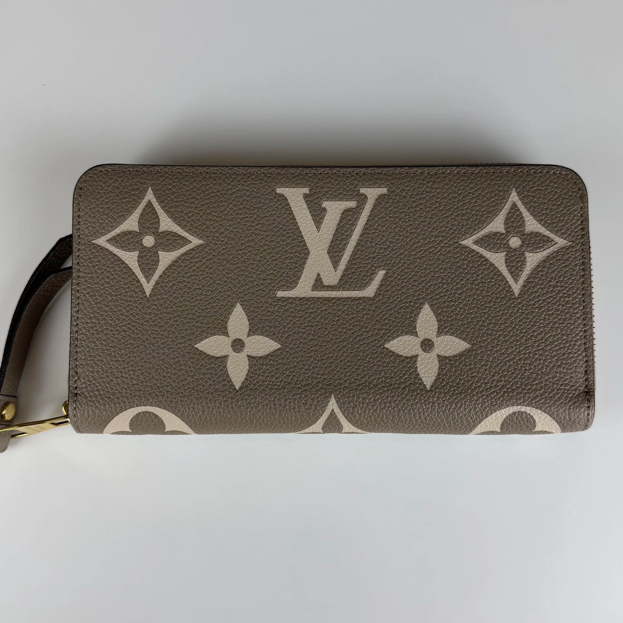 Louis Vuitton Bicolor Monogram Empreinte Giant Zippy Wallet
