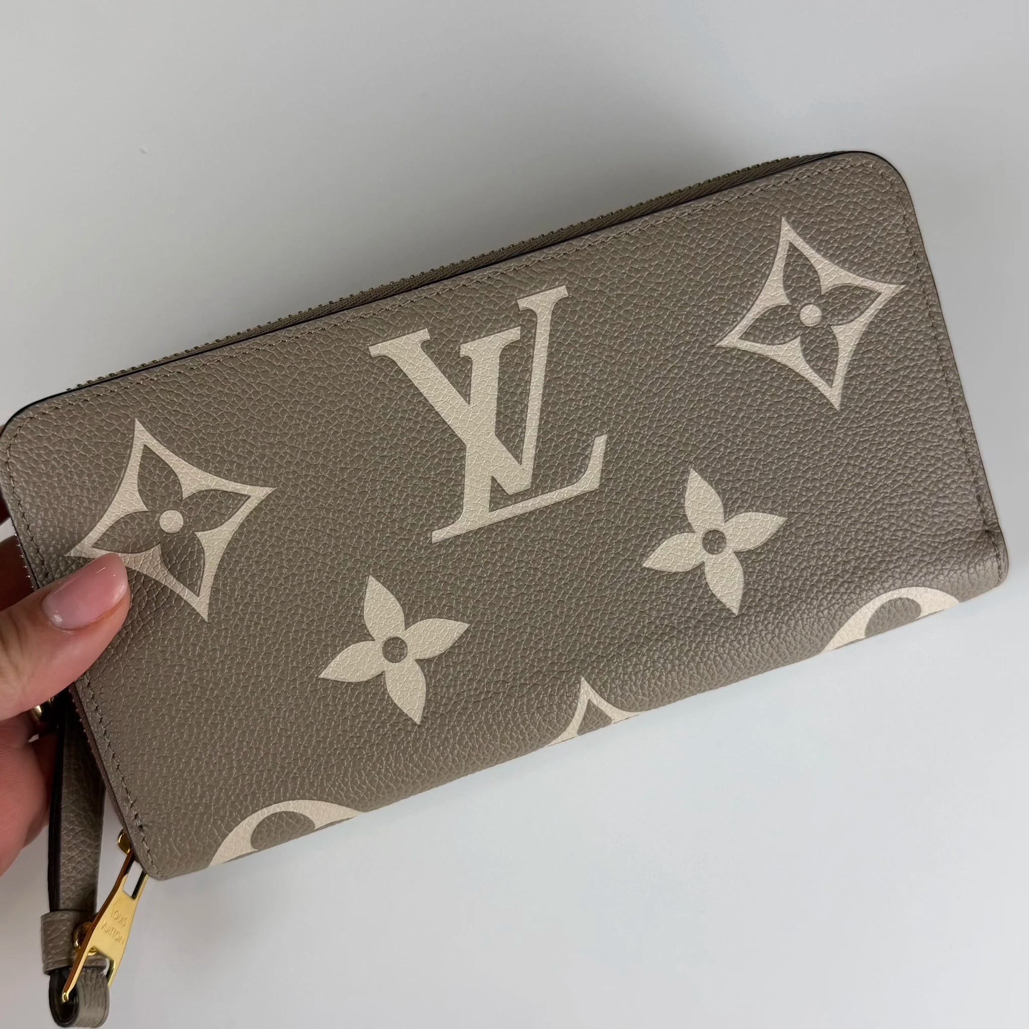 Louis Vuitton Bicolor Monogram Empreinte Giant Zippy Wallet