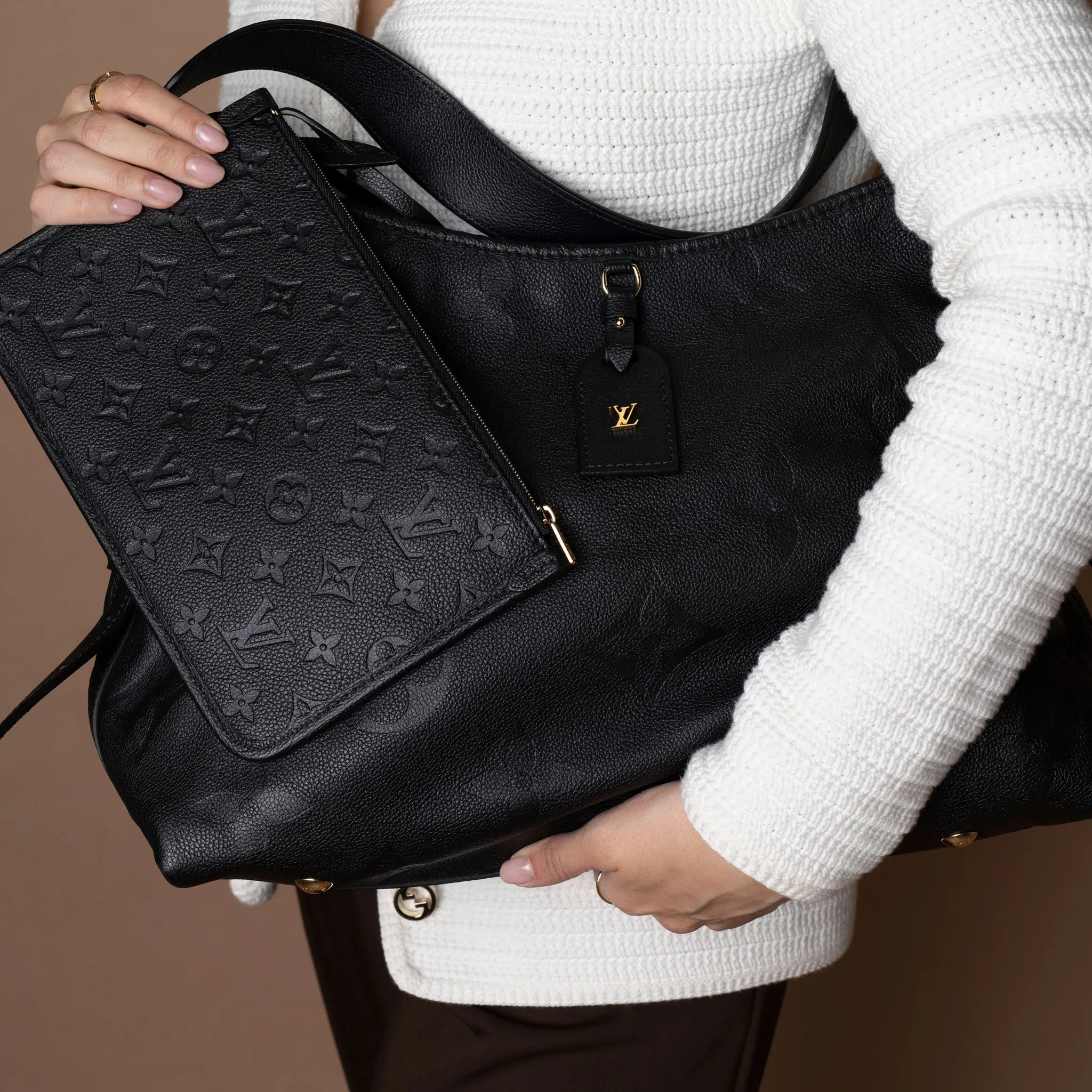 Louis Vuitton Cary All MM — Interior Detail