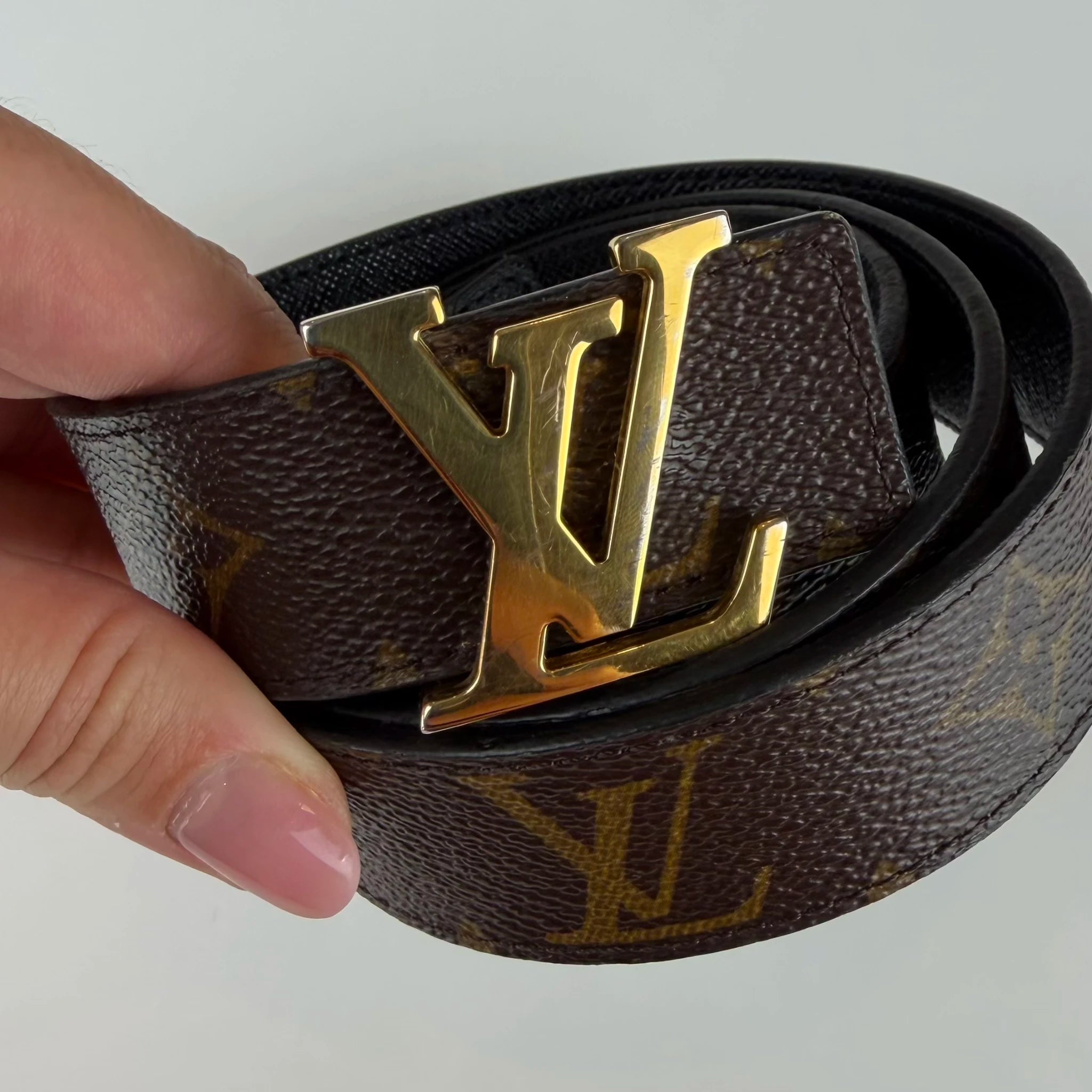 Louis Vuitton Cinto Reversível Monogram LV