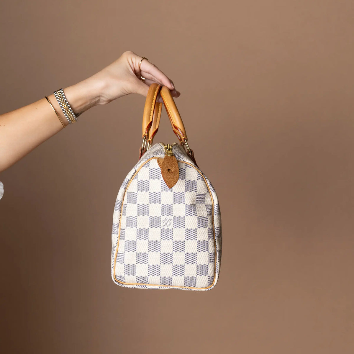 Louis Vuitton Damier Azur 25 — Front View