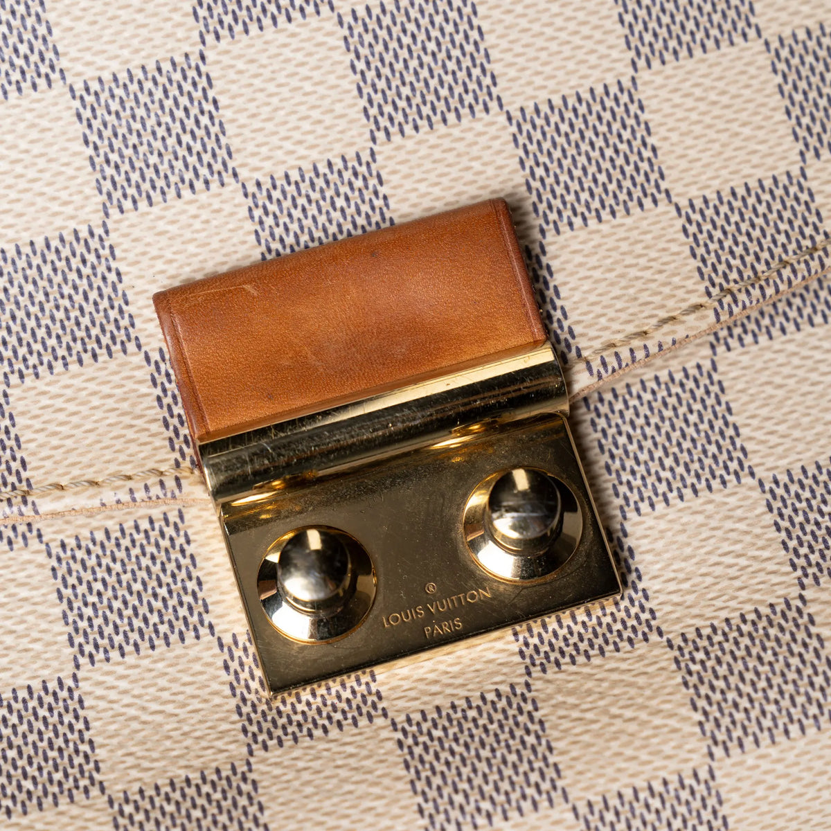 Louis Vuitton Damier Azur Croisette — Front View