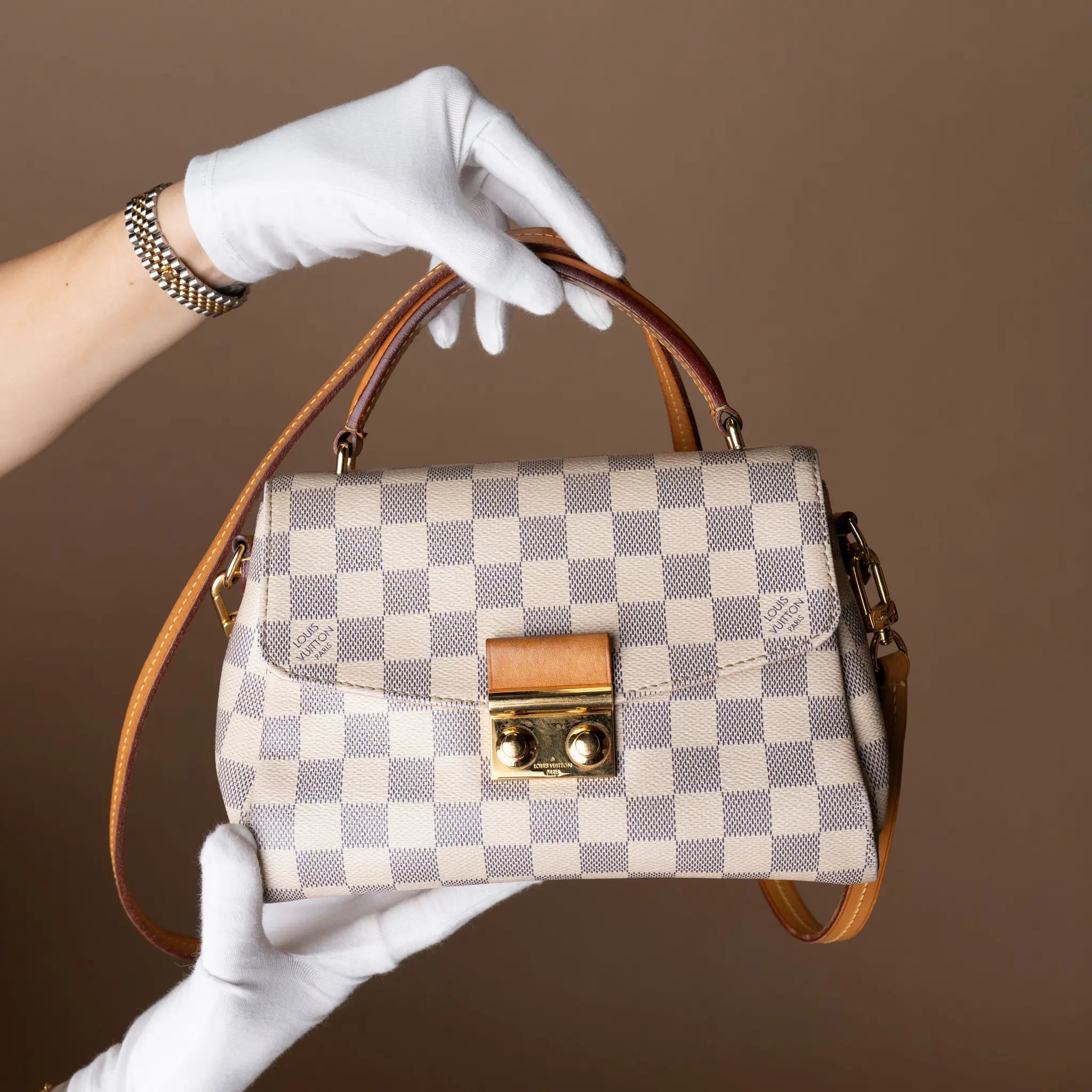Louis Vuitton Damier Azur Croisette — Back View