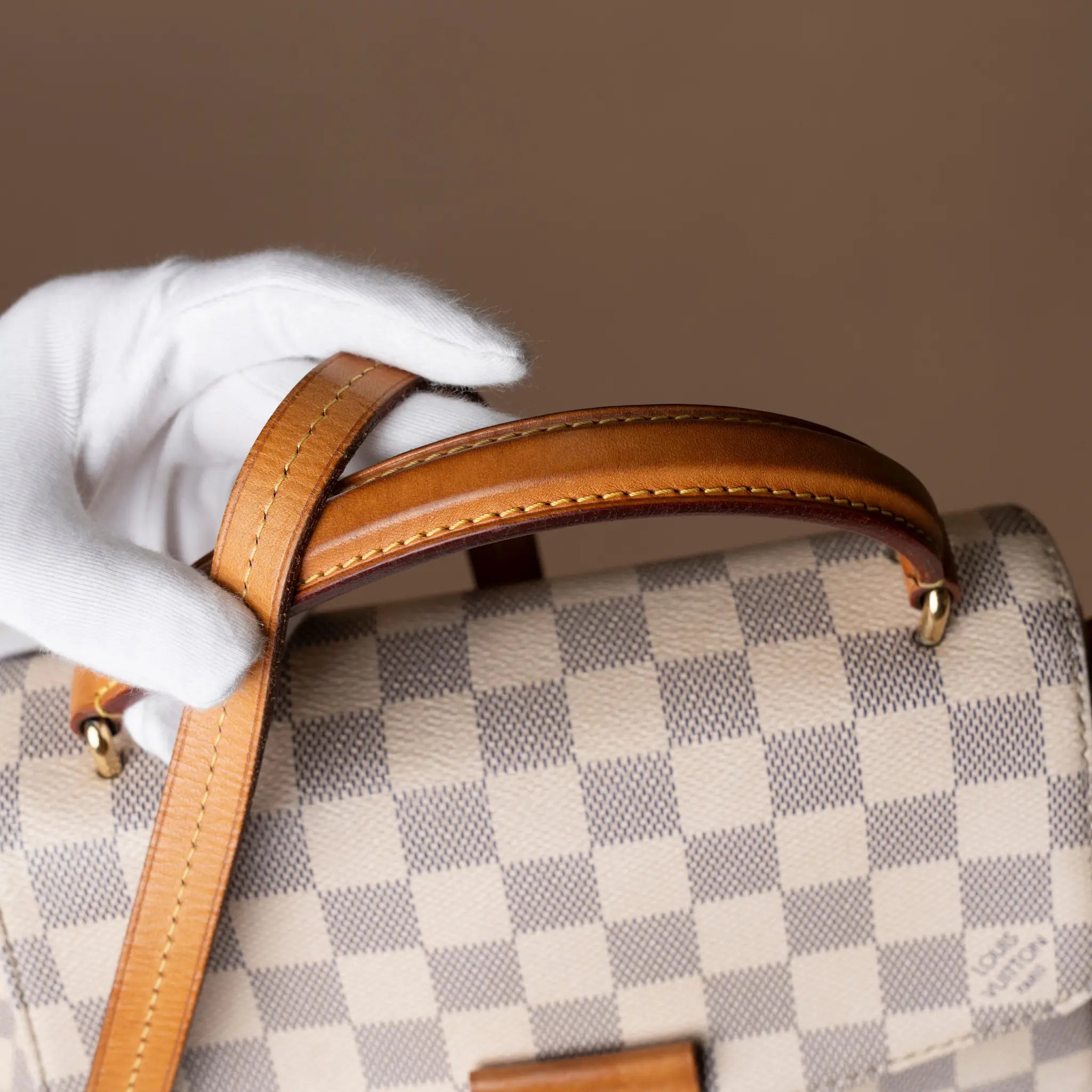 Louis Vuitton Damier Azur Croisette — Interior Detail