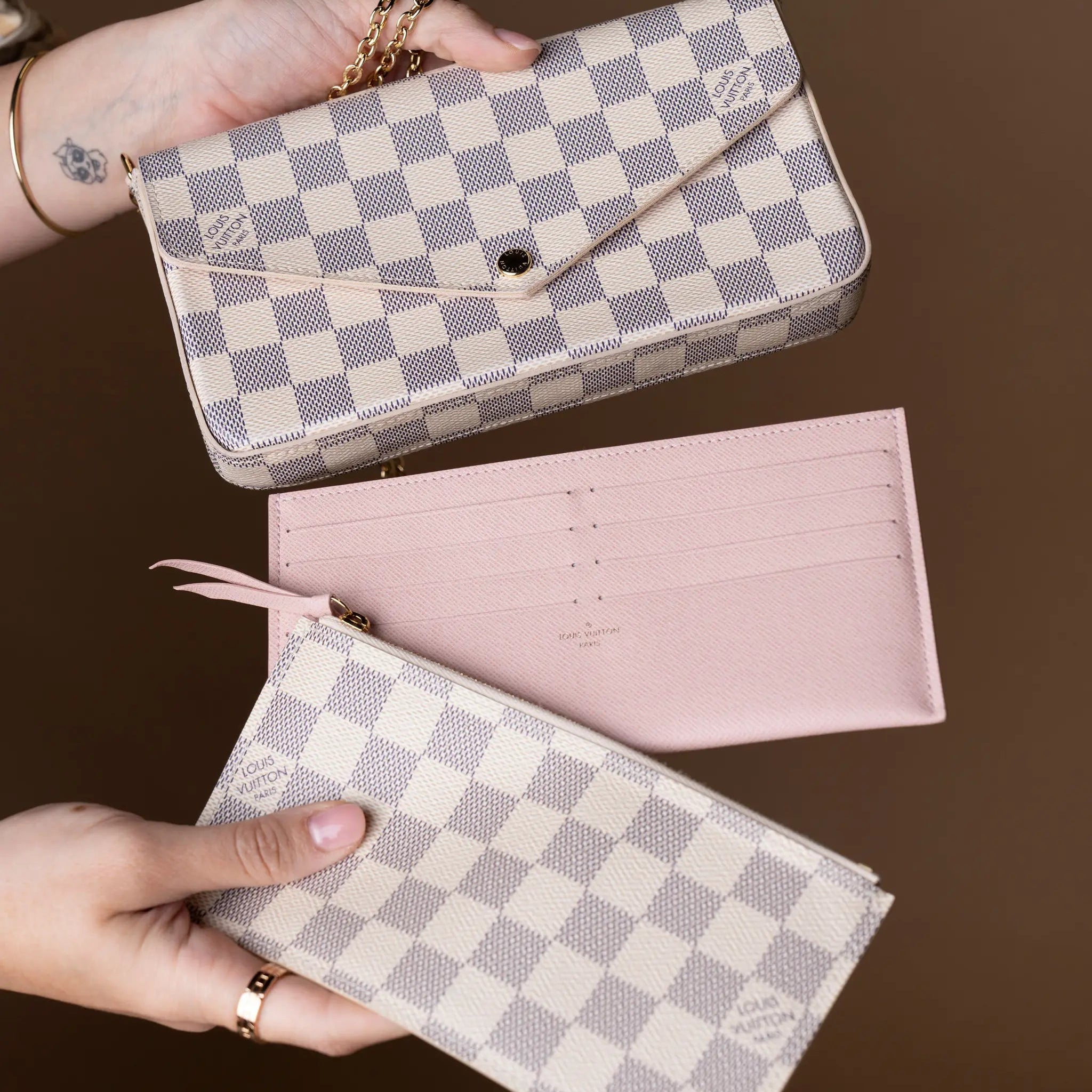 Louis Vuitton Damier Azur Pochette Felicie