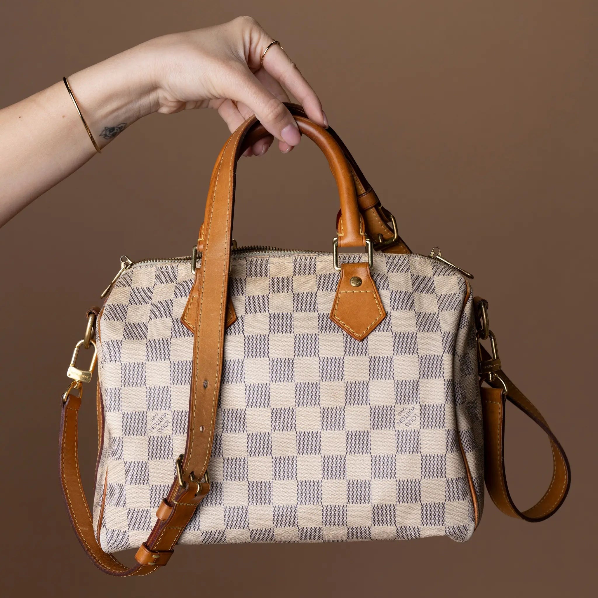 Louis Vuitton Damier Azur Speedy Bandouliere 25