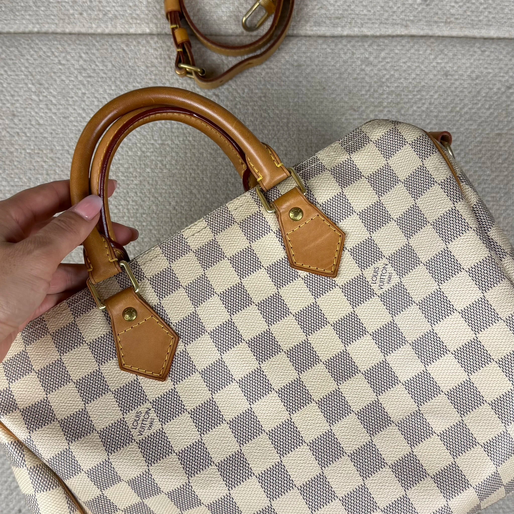 Louis Vuitton Damier Azur Speedy Bandouliere 30
