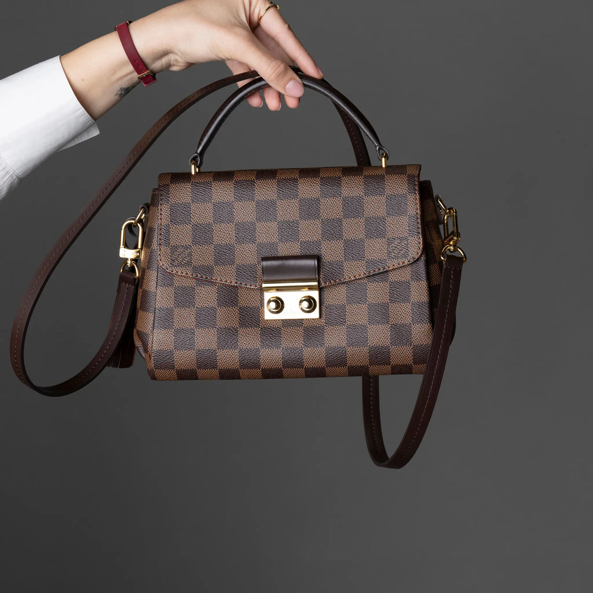 Louis Vuitton Damier Ebene Croisette — Featured Image