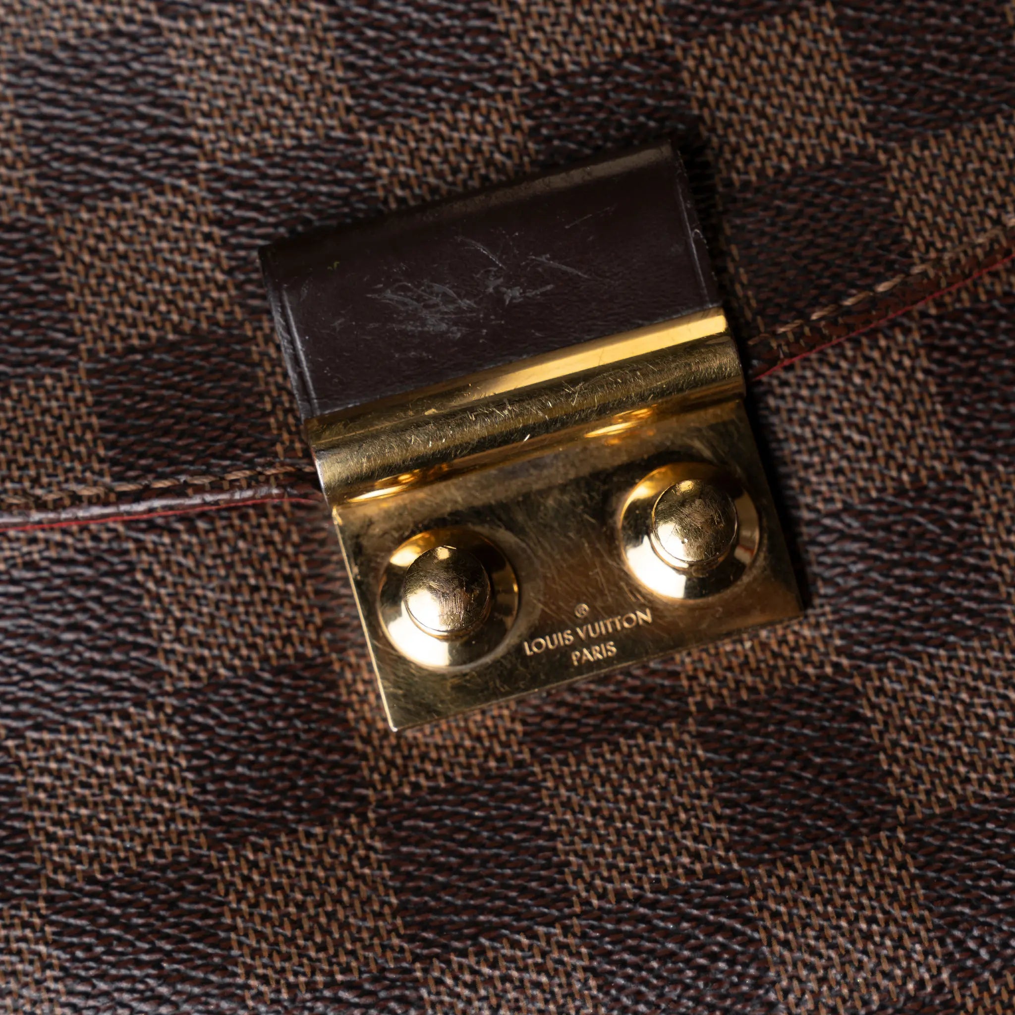 Louis Vuitton Damier Ebene Croisette — Front View