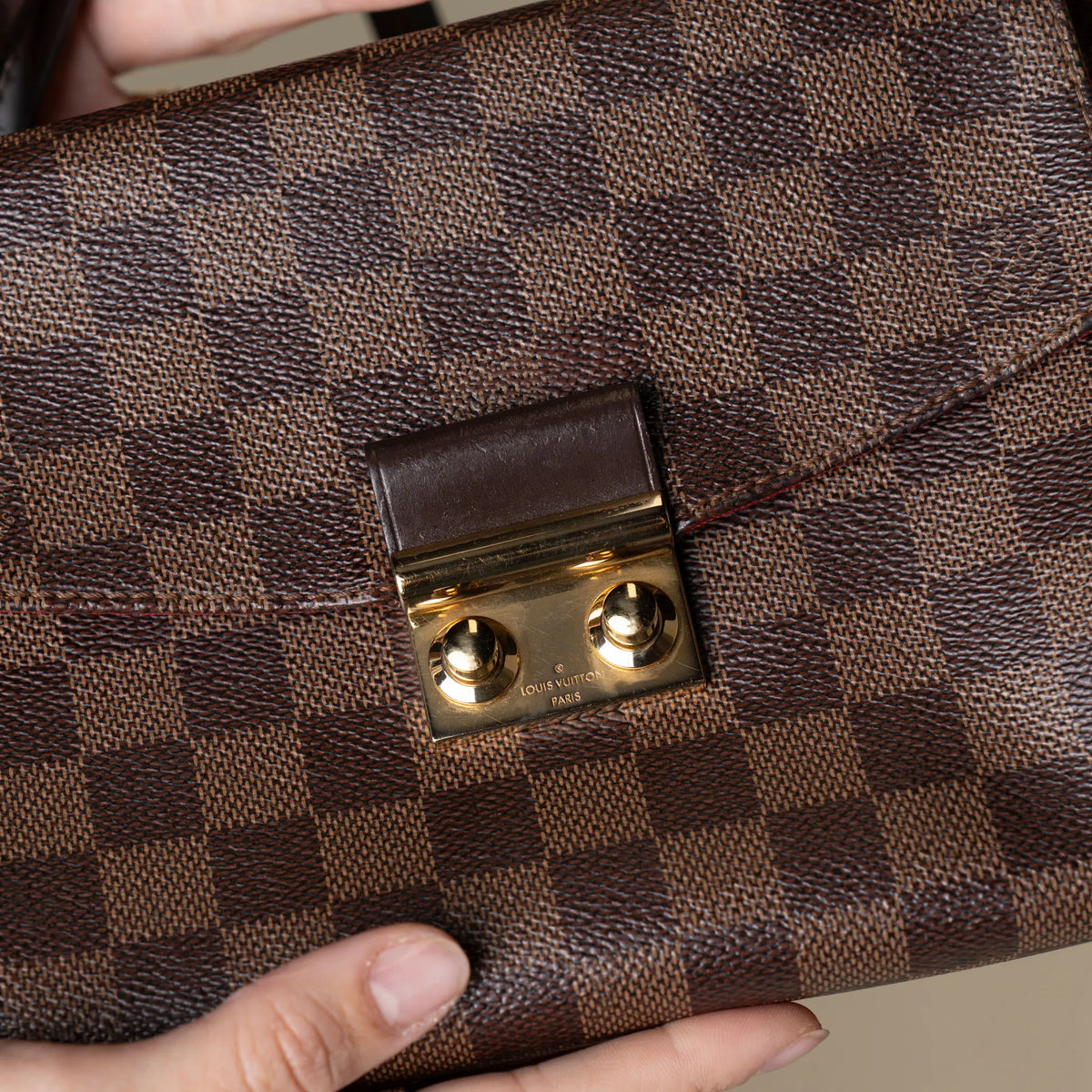 Louis Vuitton Damier Ebene Croisette — Side Profile
